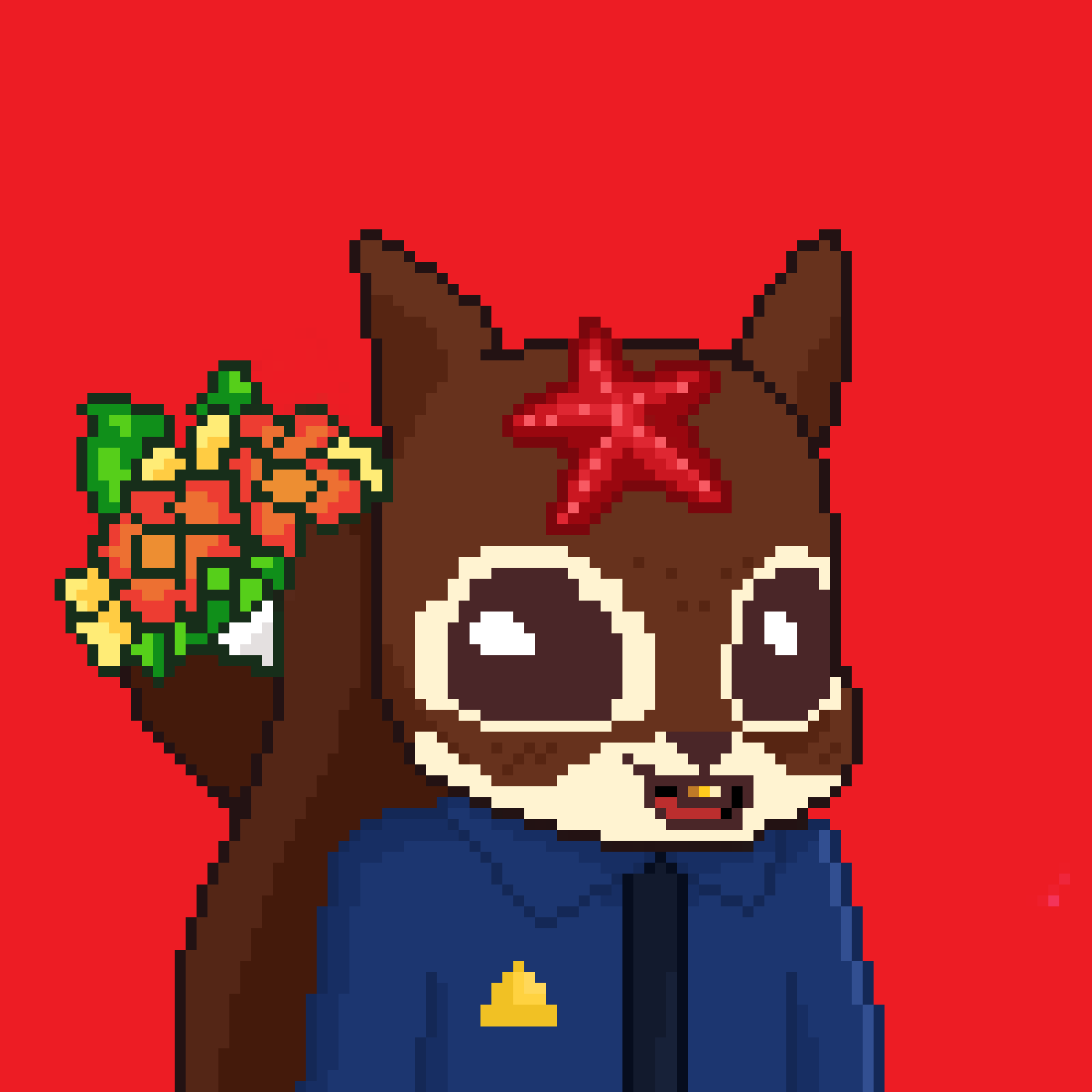 Pixel Squirrels #3796 NFT on Algorand