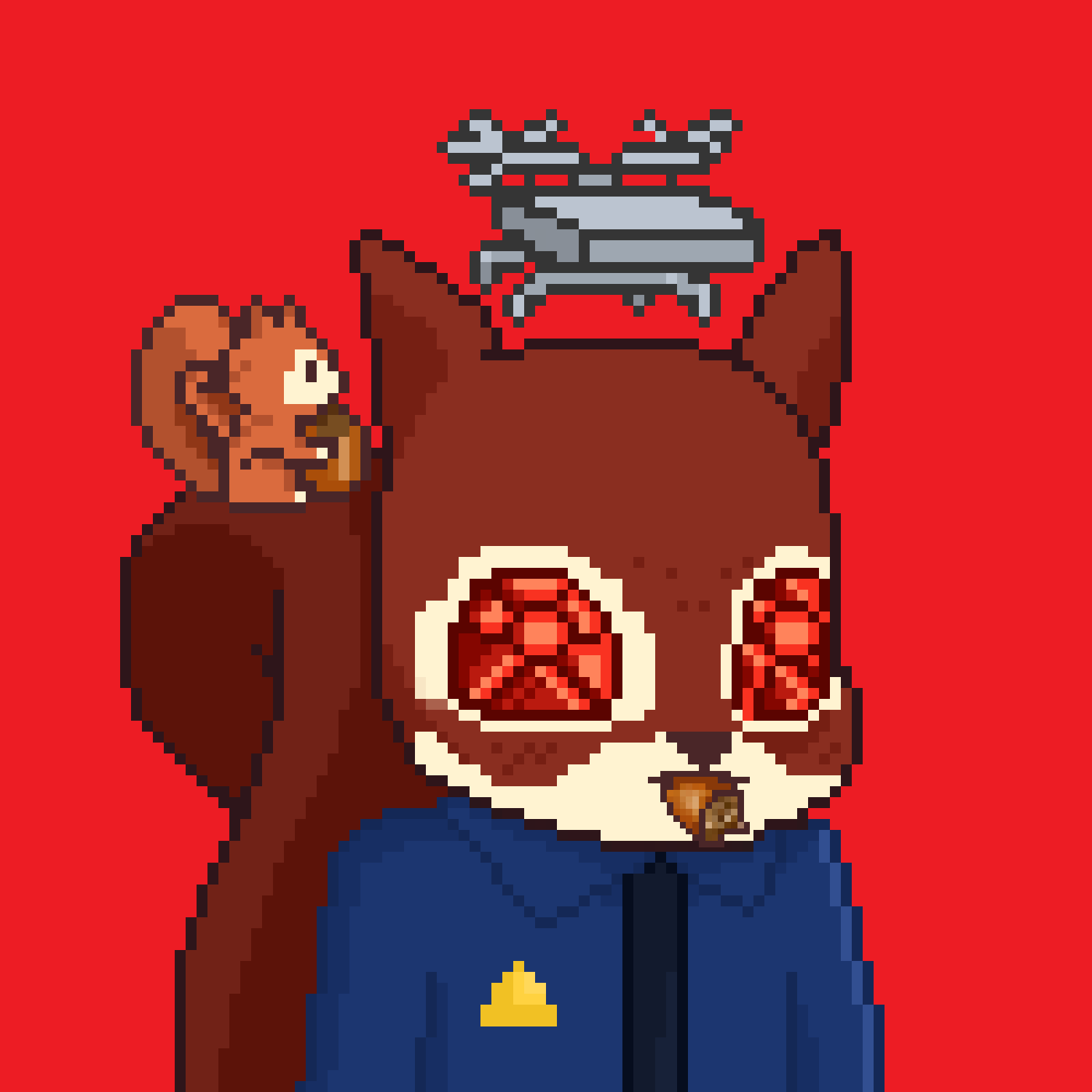 Pixel Squirrels #3845 NFT on Algorand