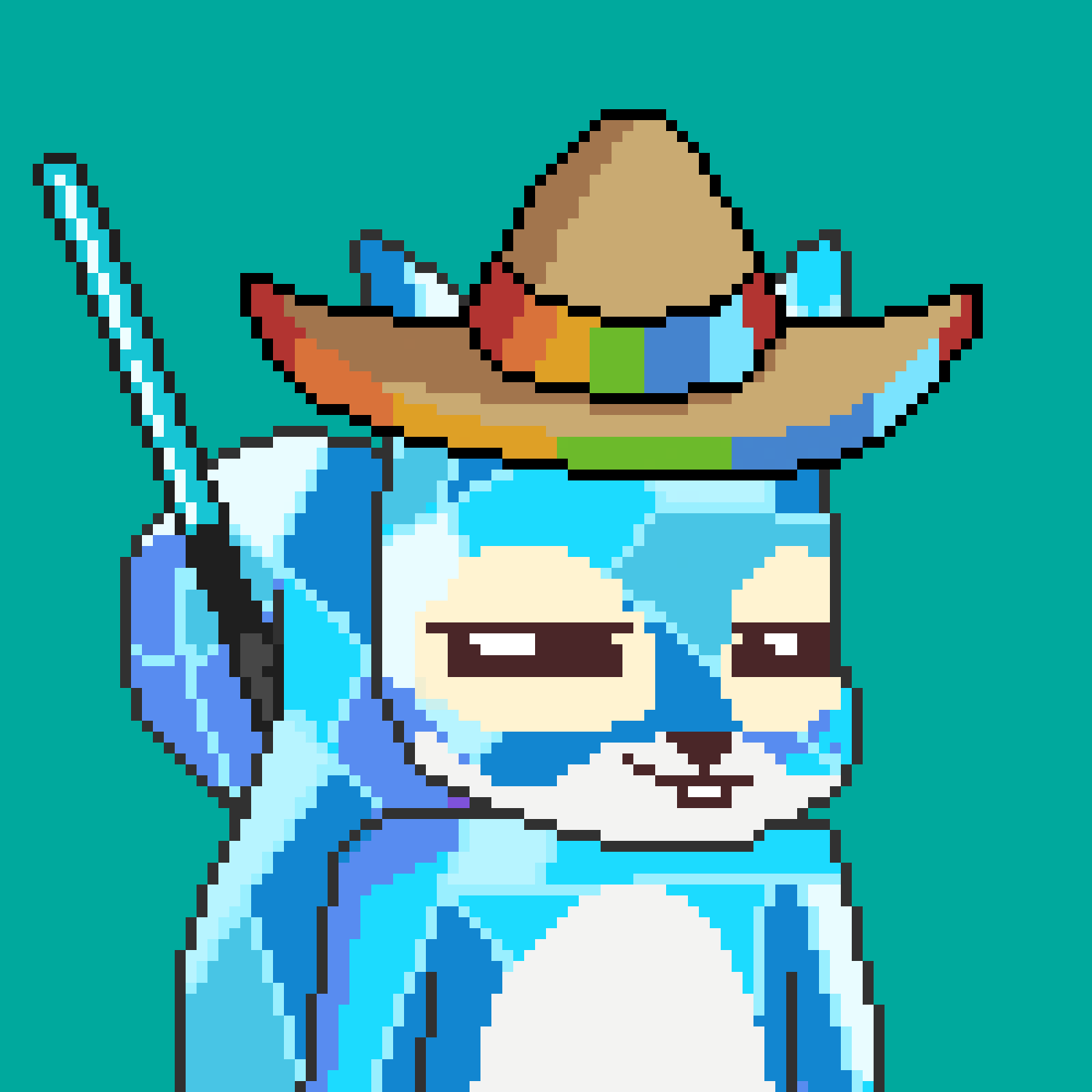 Pixel Squirrels #3848 NFT on Algorand