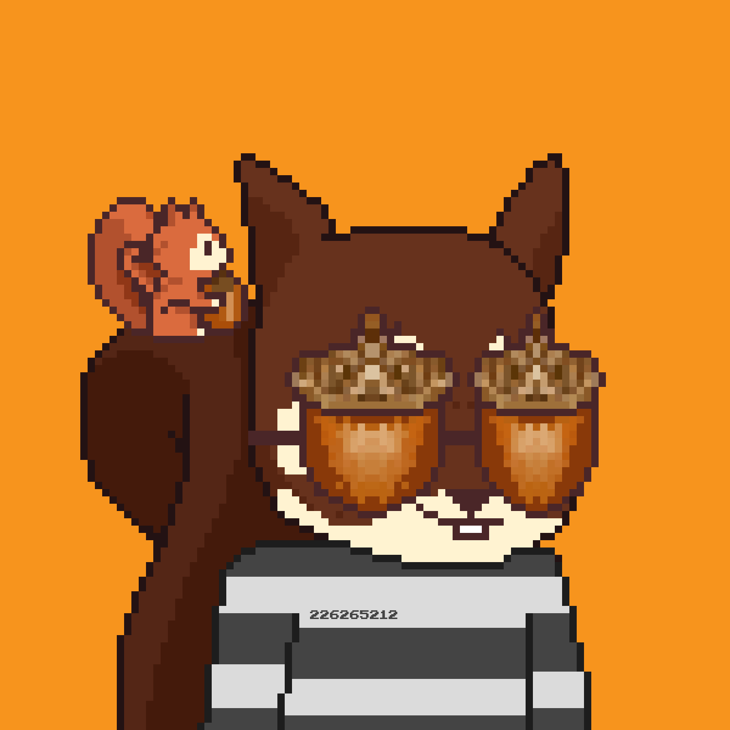 Pixel Squirrels #3850 NFT on Algorand