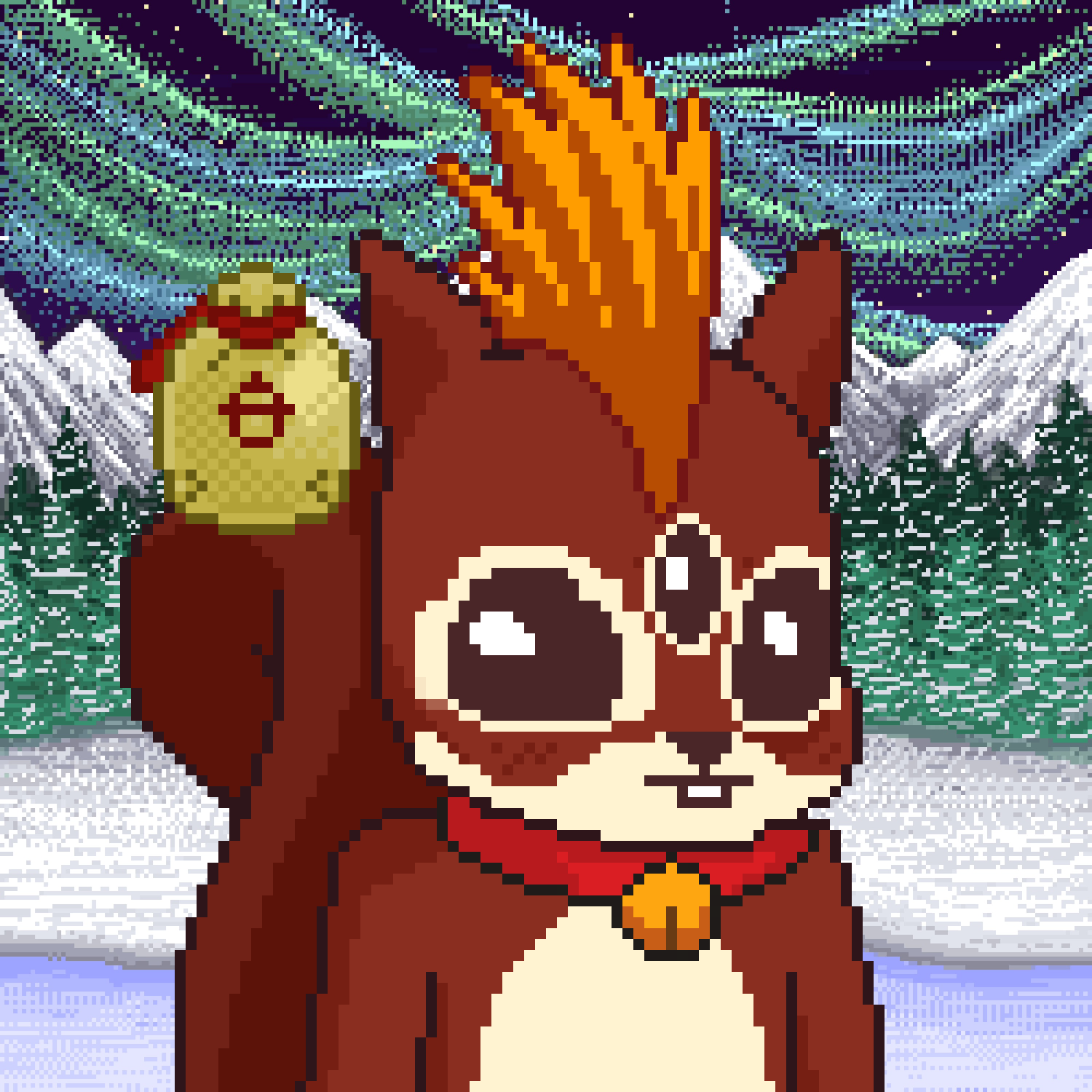 Pixel Squirrels #3873 NFT on Algorand