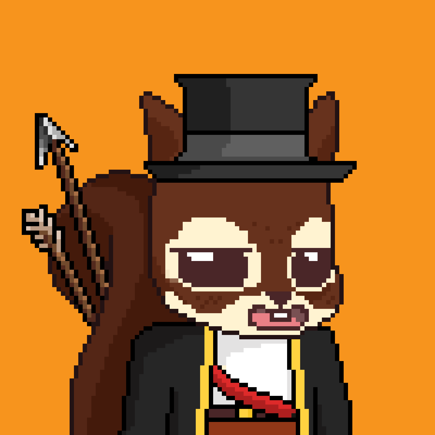 Pixel Squirrels #3878 NFT on Algorand