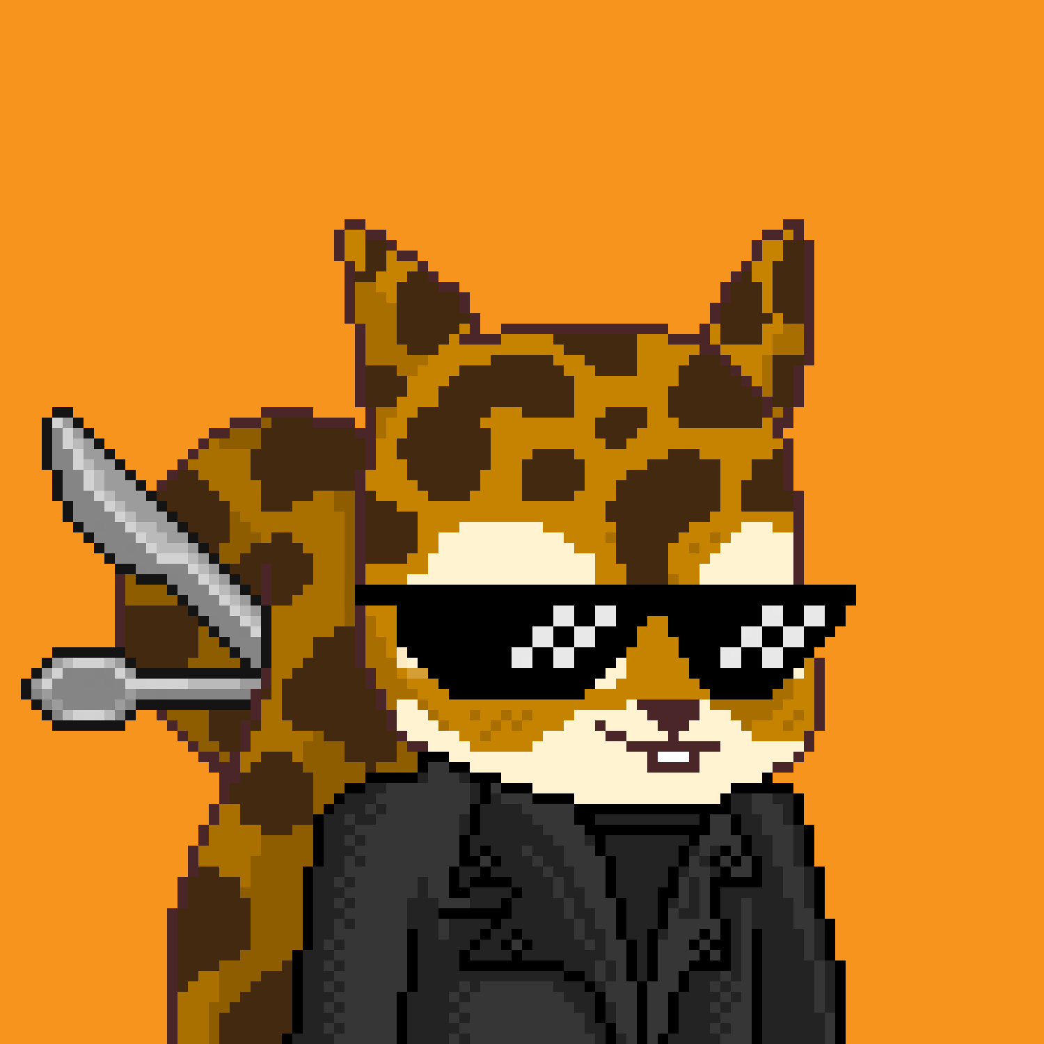 Pixel Squirrels #3887 NFT on Algorand