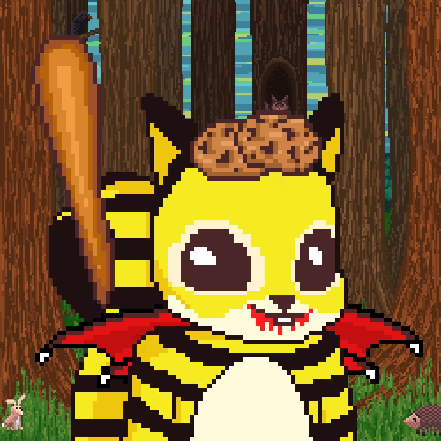 Pixel Squirrels #3893 NFT on Algorand