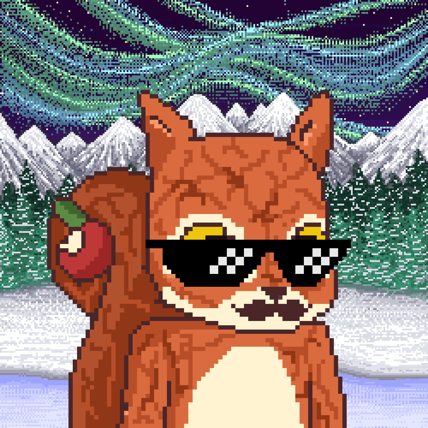 Pixel Squirrels #3895 NFT on Algorand