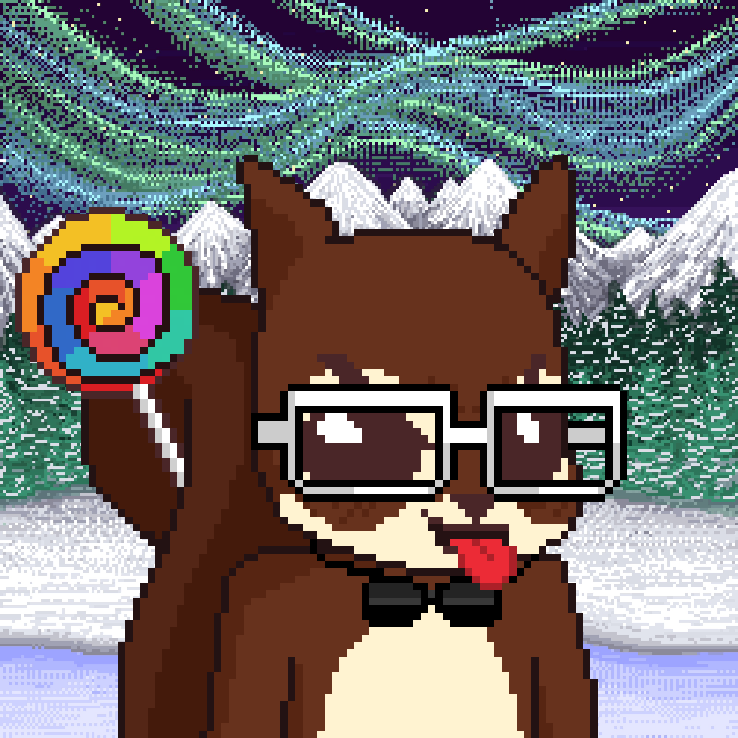 Pixel Squirrels #3898 NFT on Algorand