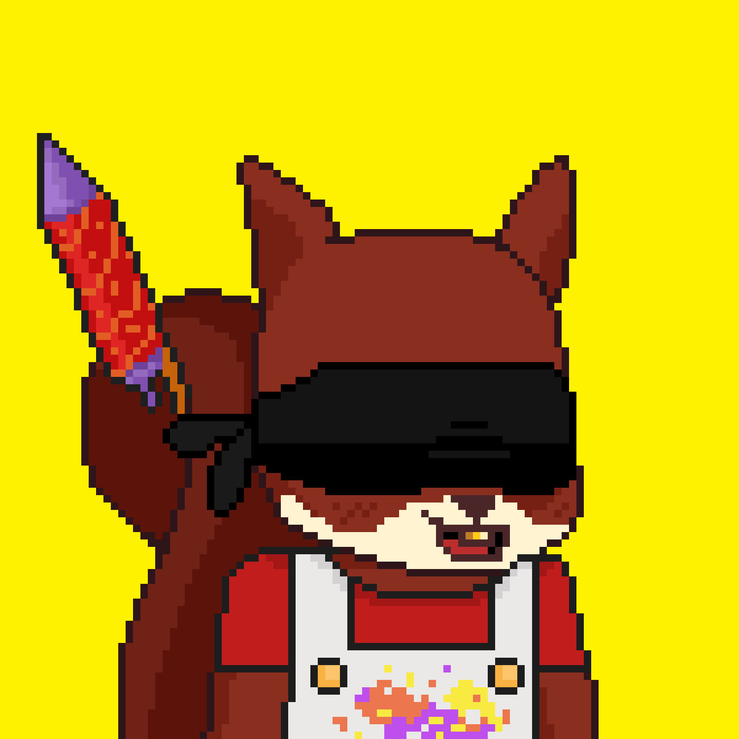 Pixel Squirrels #3904 NFT on Algorand