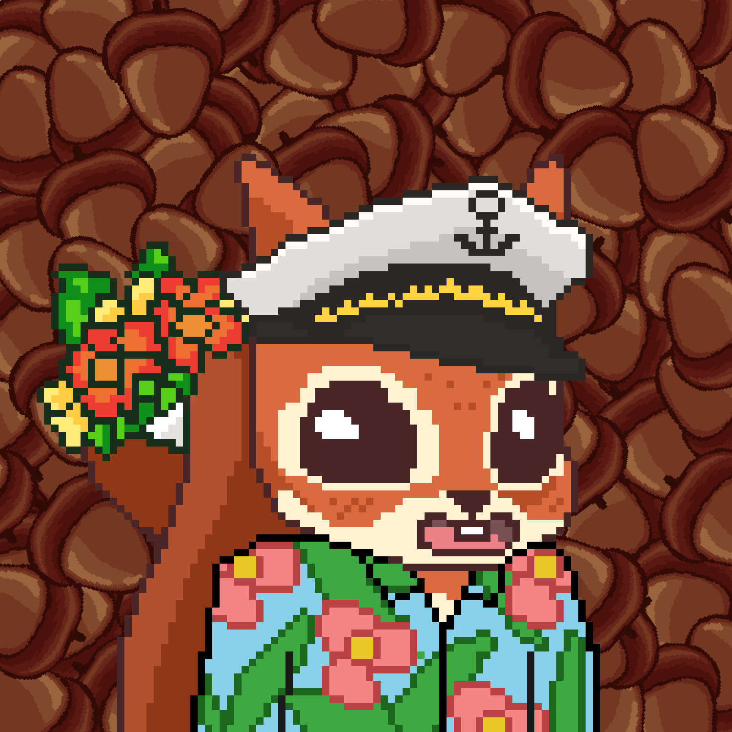 Pixel Squirrels #3906 NFT on Algorand