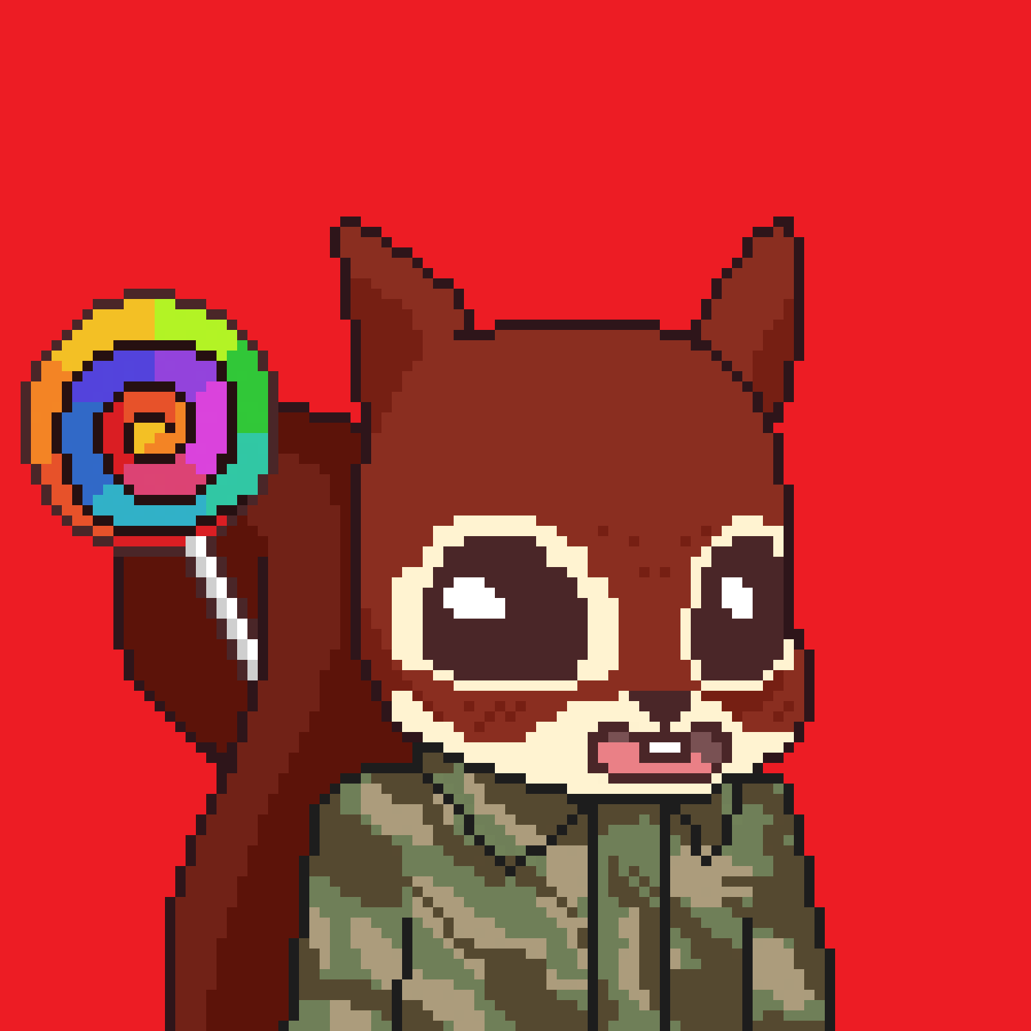 Pixel Squirrels #3915 NFT on Algorand