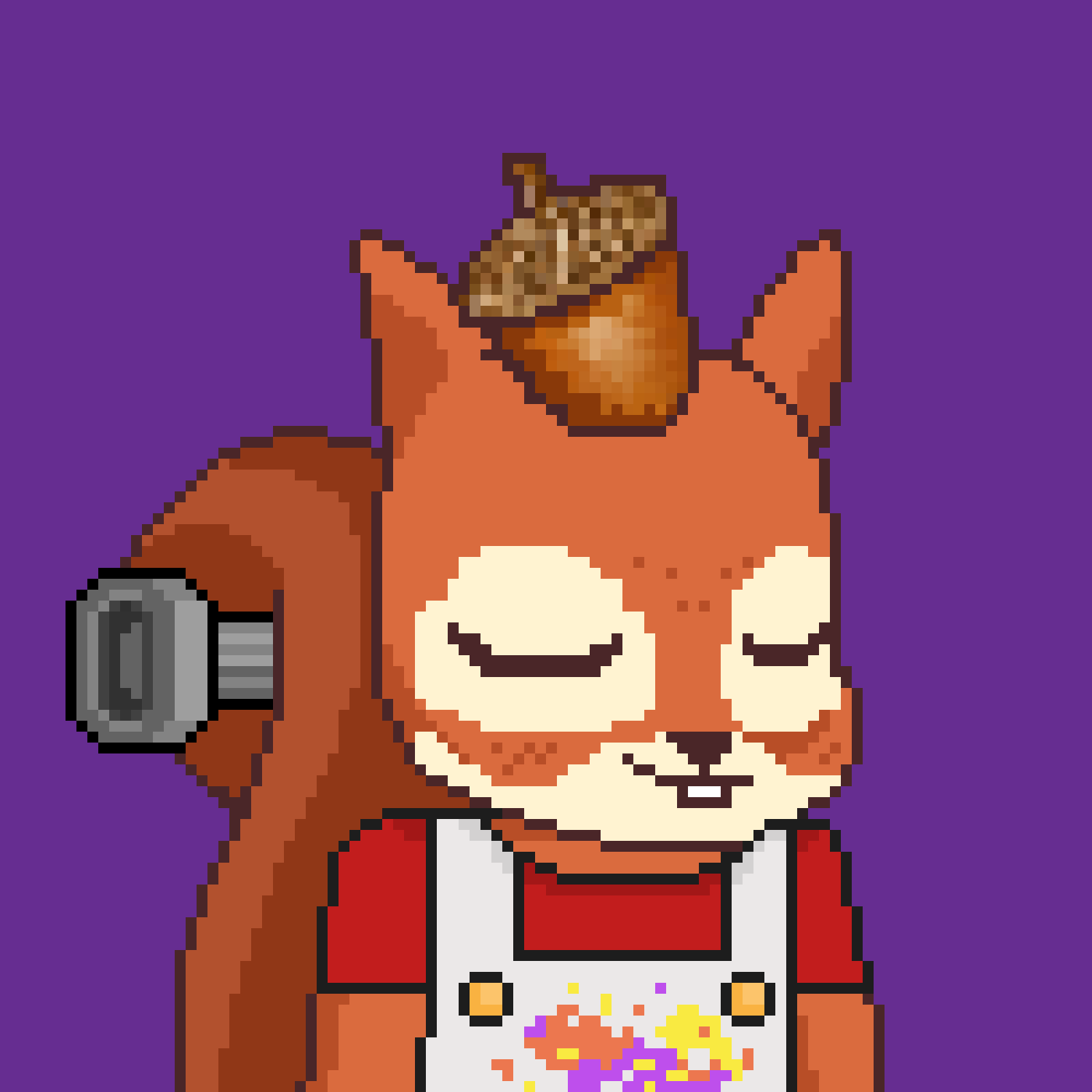 Pixel Squirrels #3922 NFT on Algorand