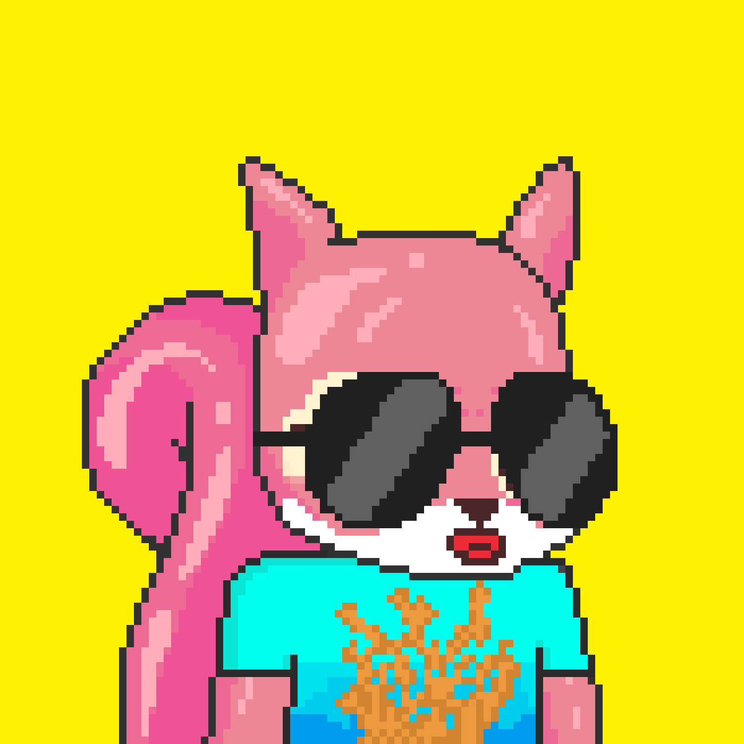 Pixel Squirrels #3925 NFT on Algorand