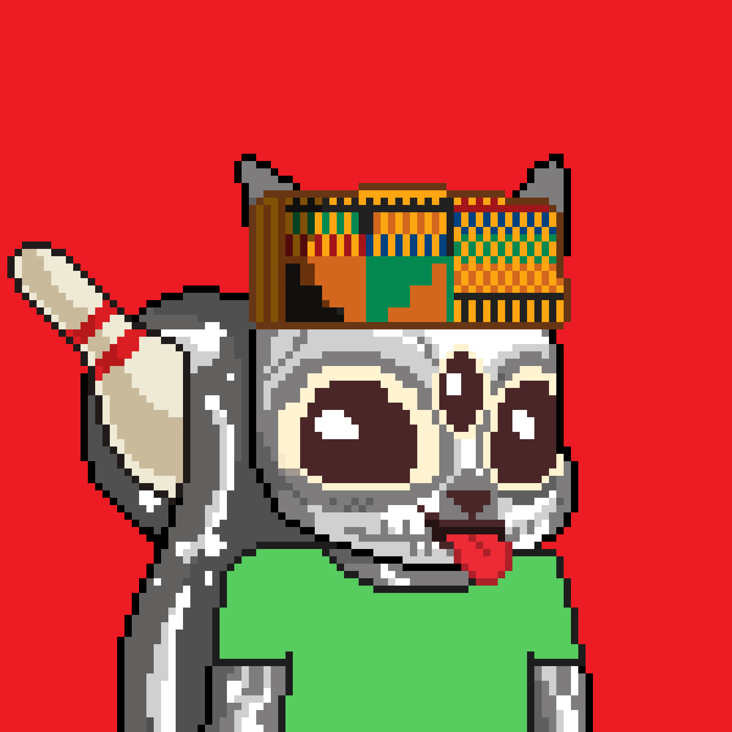 Pixel Squirrels #3932 NFT on Algorand