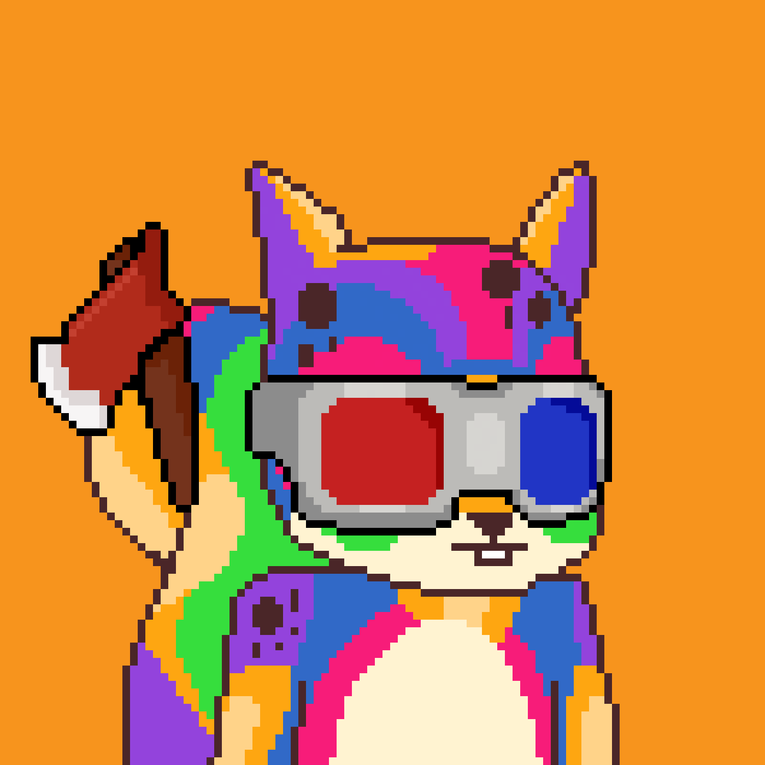 Pixel Squirrels #3936 NFT on Algorand