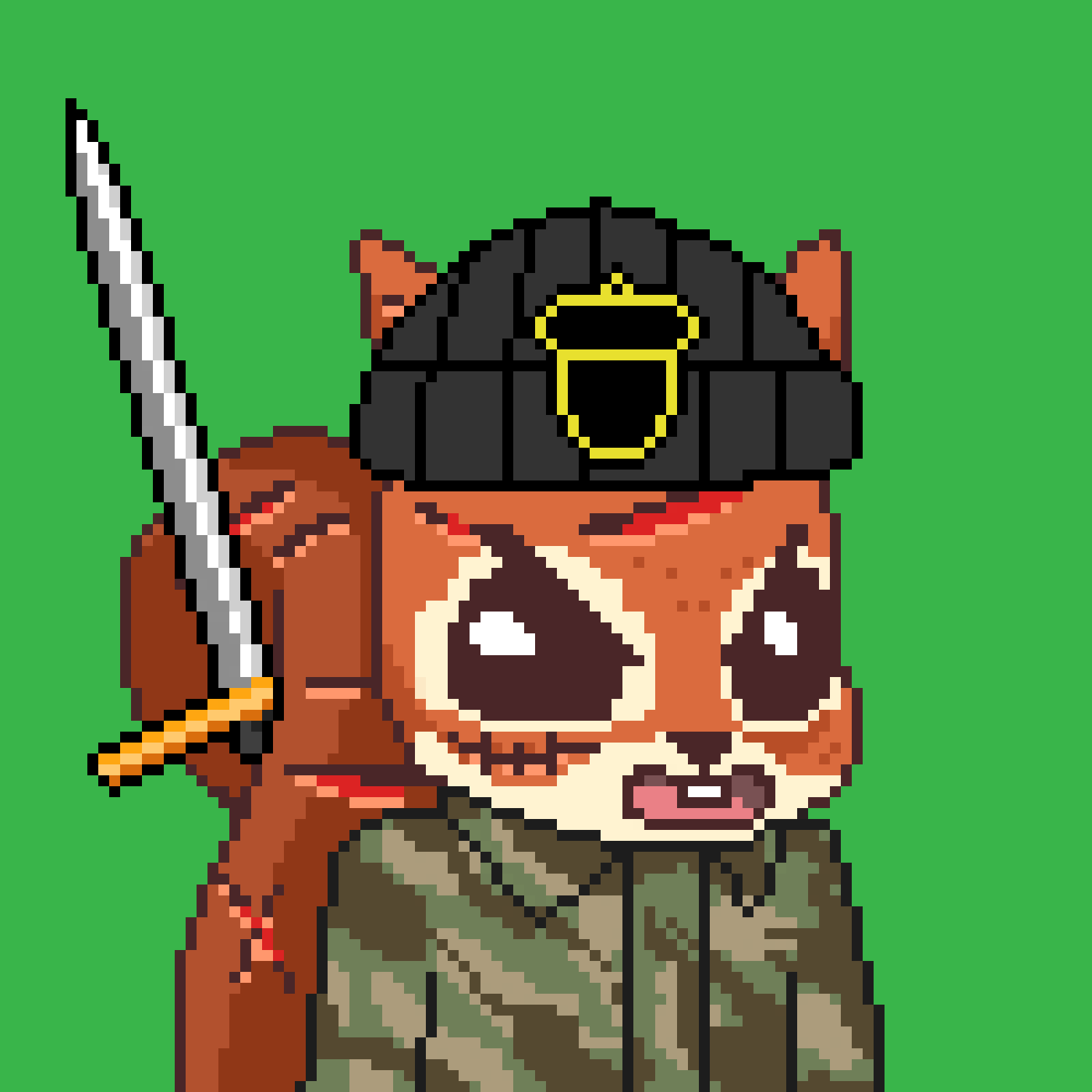 Pixel Squirrels #3945 NFT on Algorand