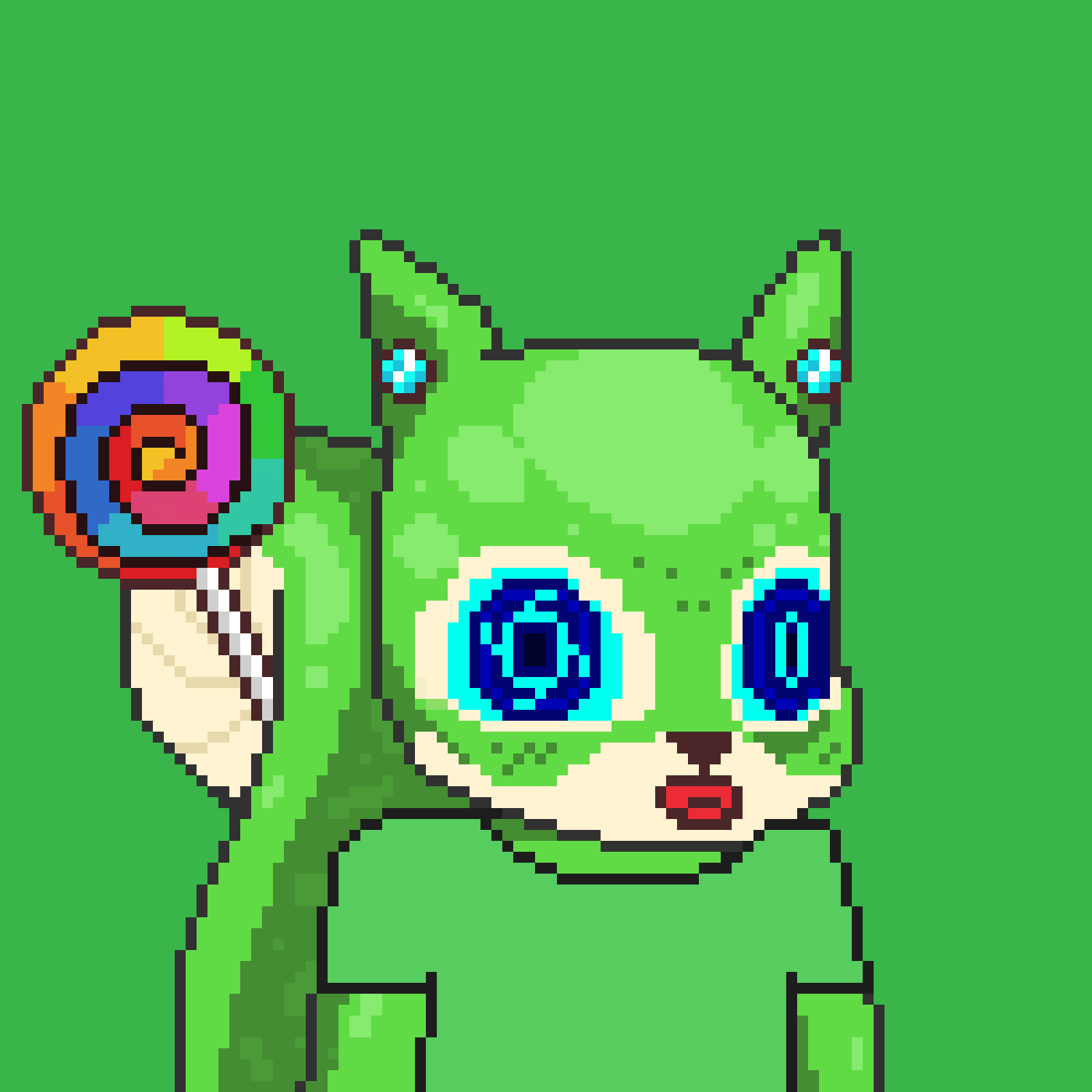 Pixel Squirrels #3946 NFT on Algorand