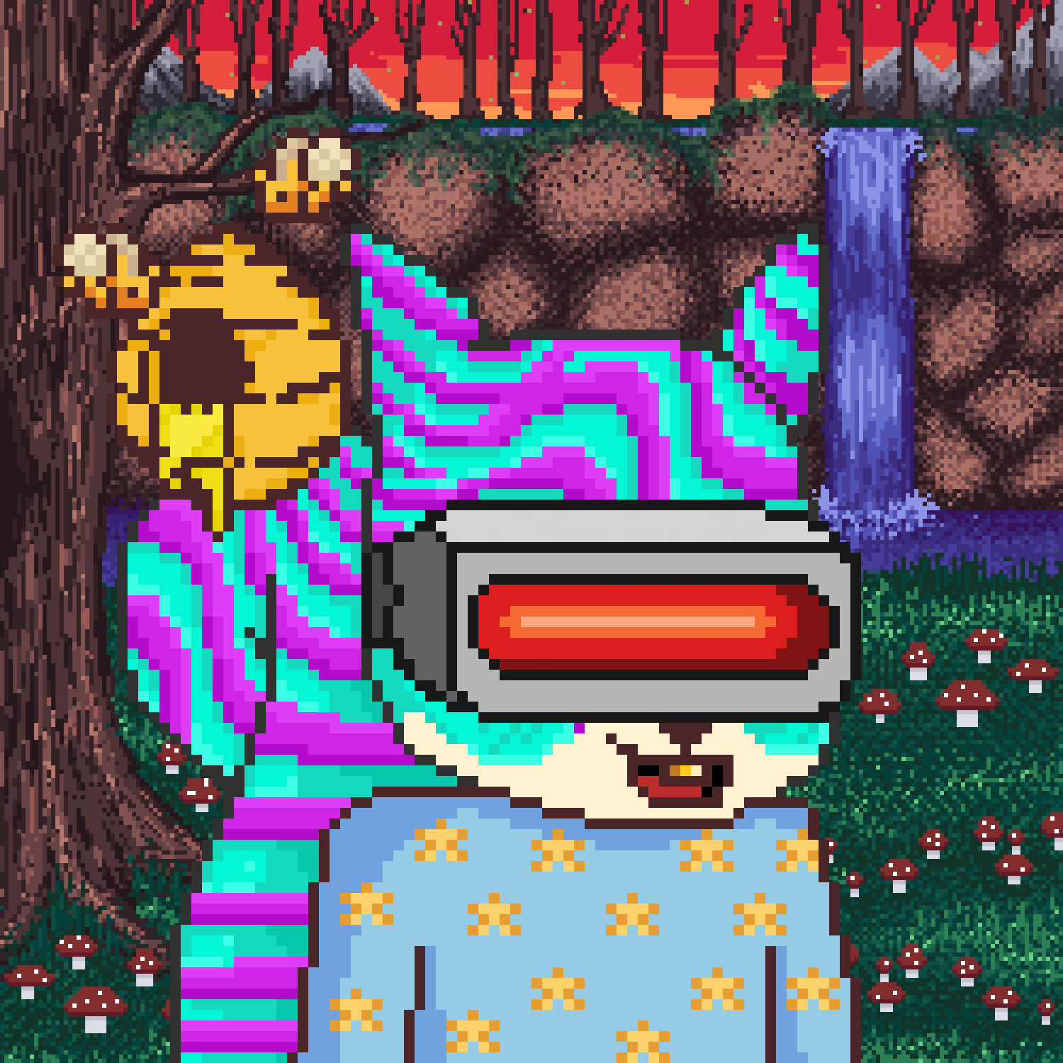 Pixel Squirrels #3947 NFT on Algorand