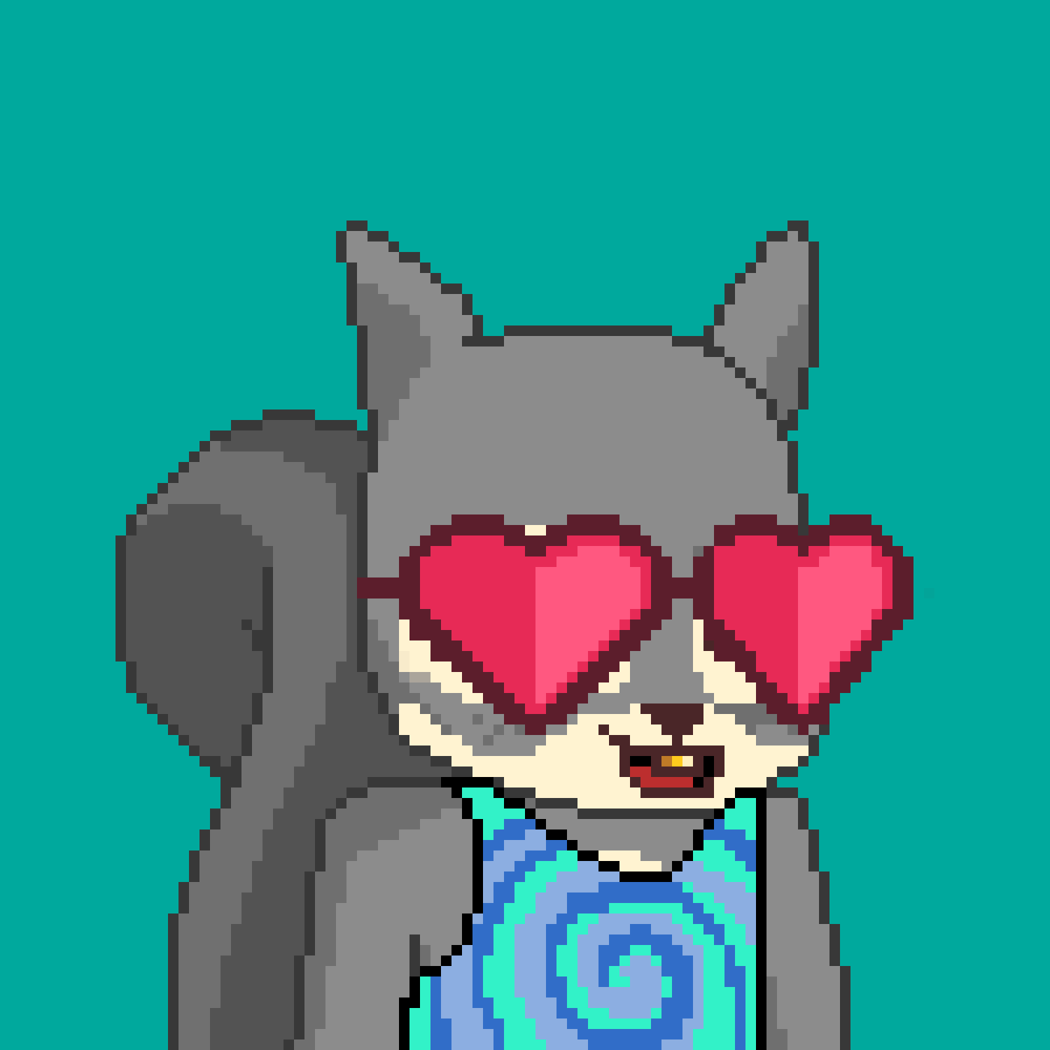 Pixel Squirrels #3988 NFT on Algorand