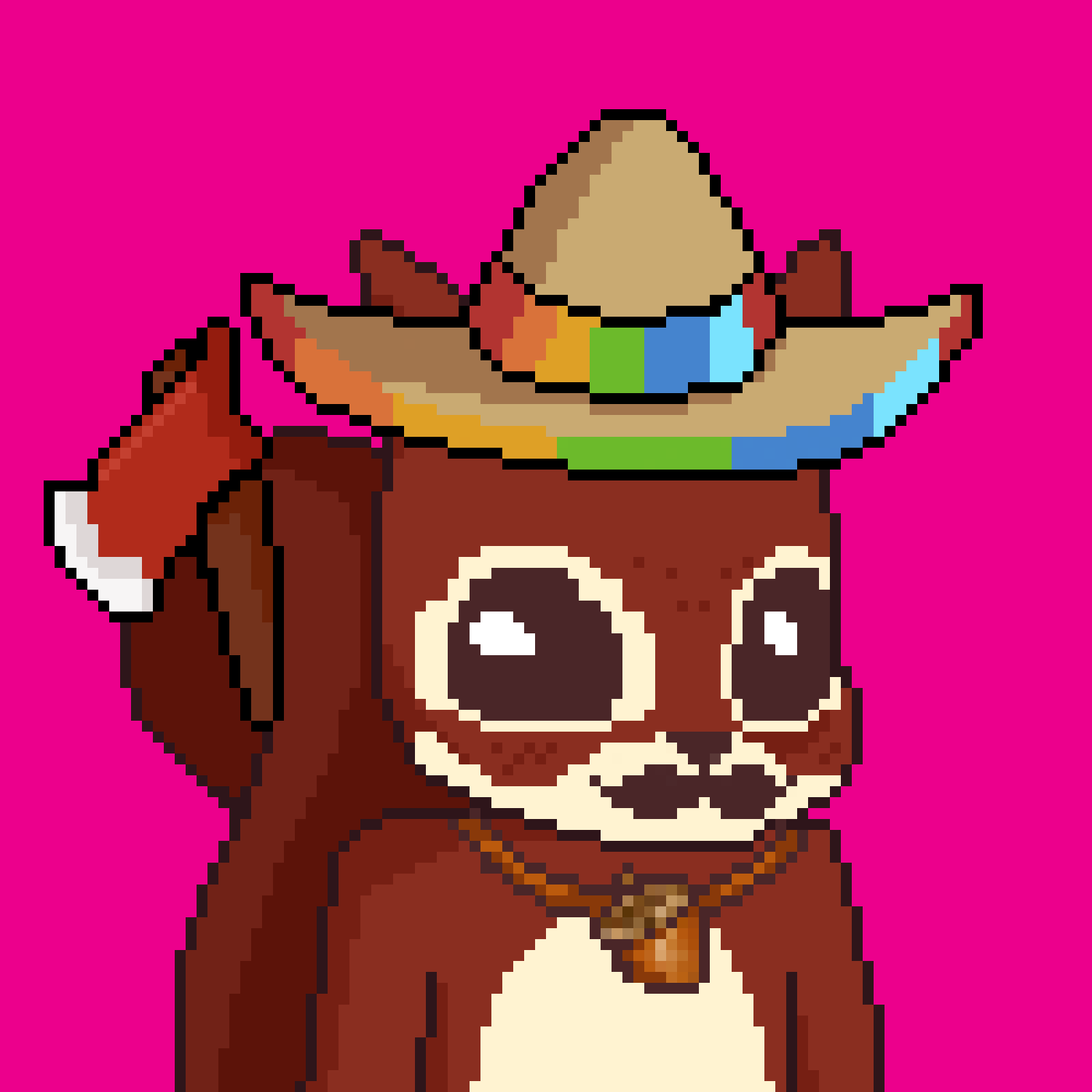 Pixel Squirrels #40 NFT on Algorand