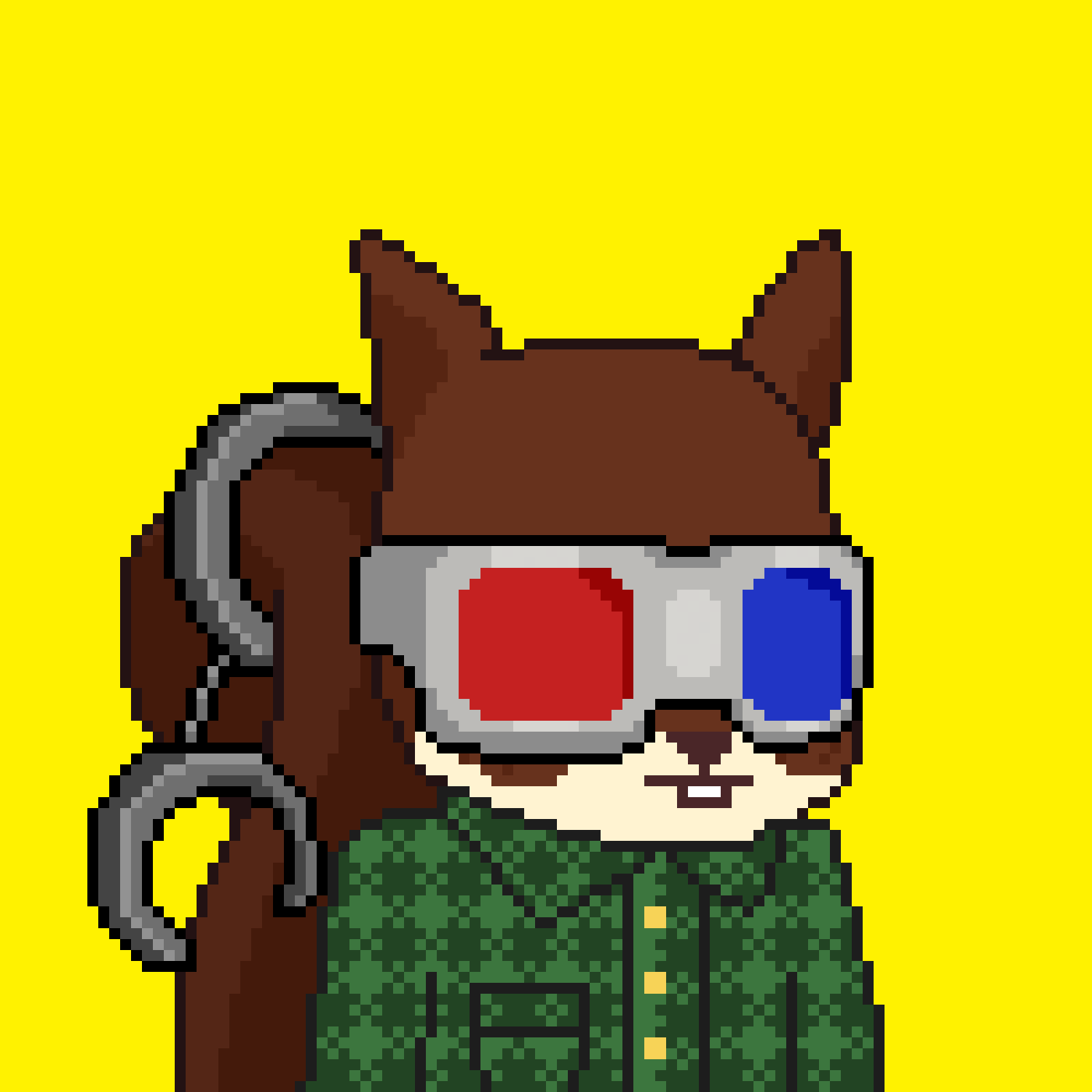Pixel Squirrels #4008 NFT on Algorand