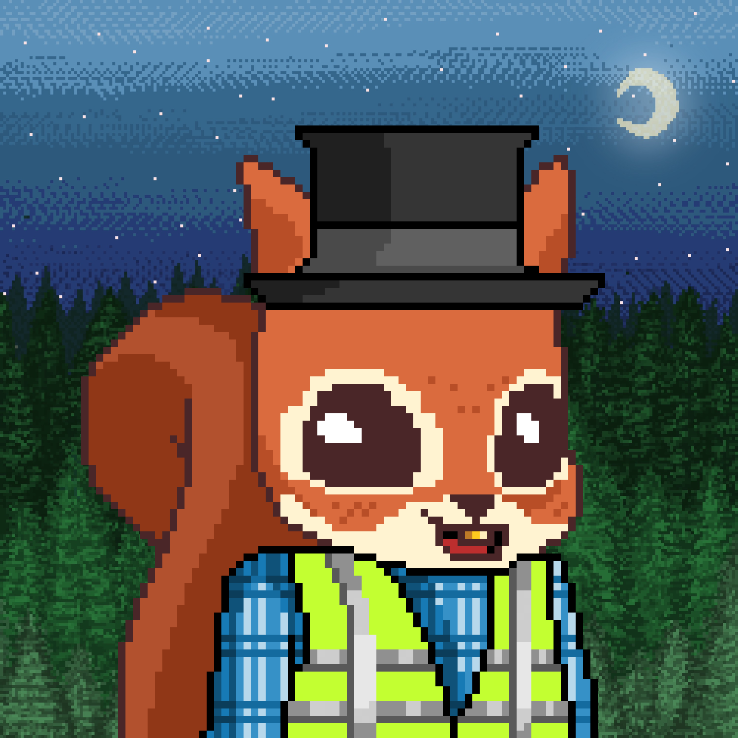 Pixel Squirrels #4018 NFT on Algorand