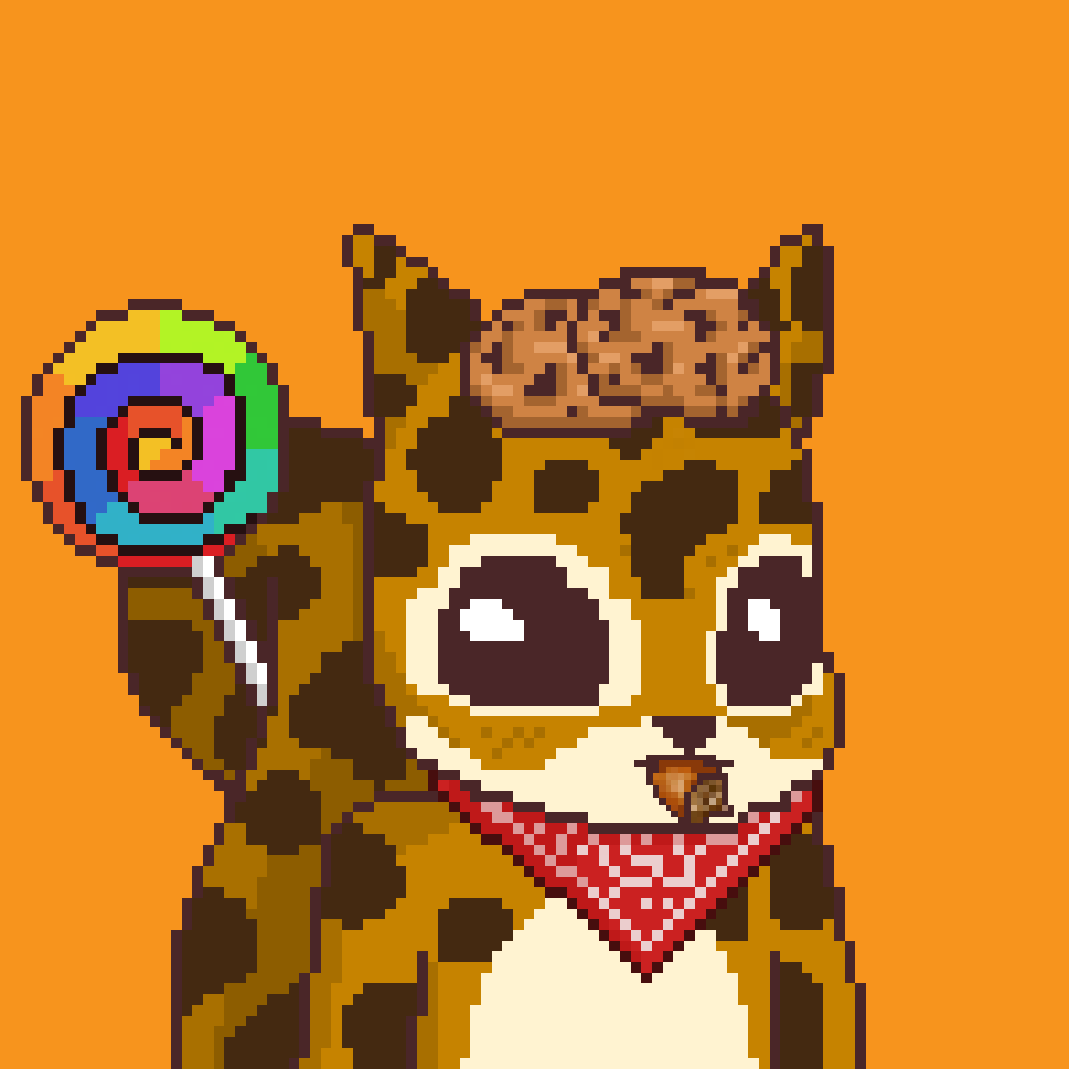 Pixel Squirrels #4019 NFT on Algorand