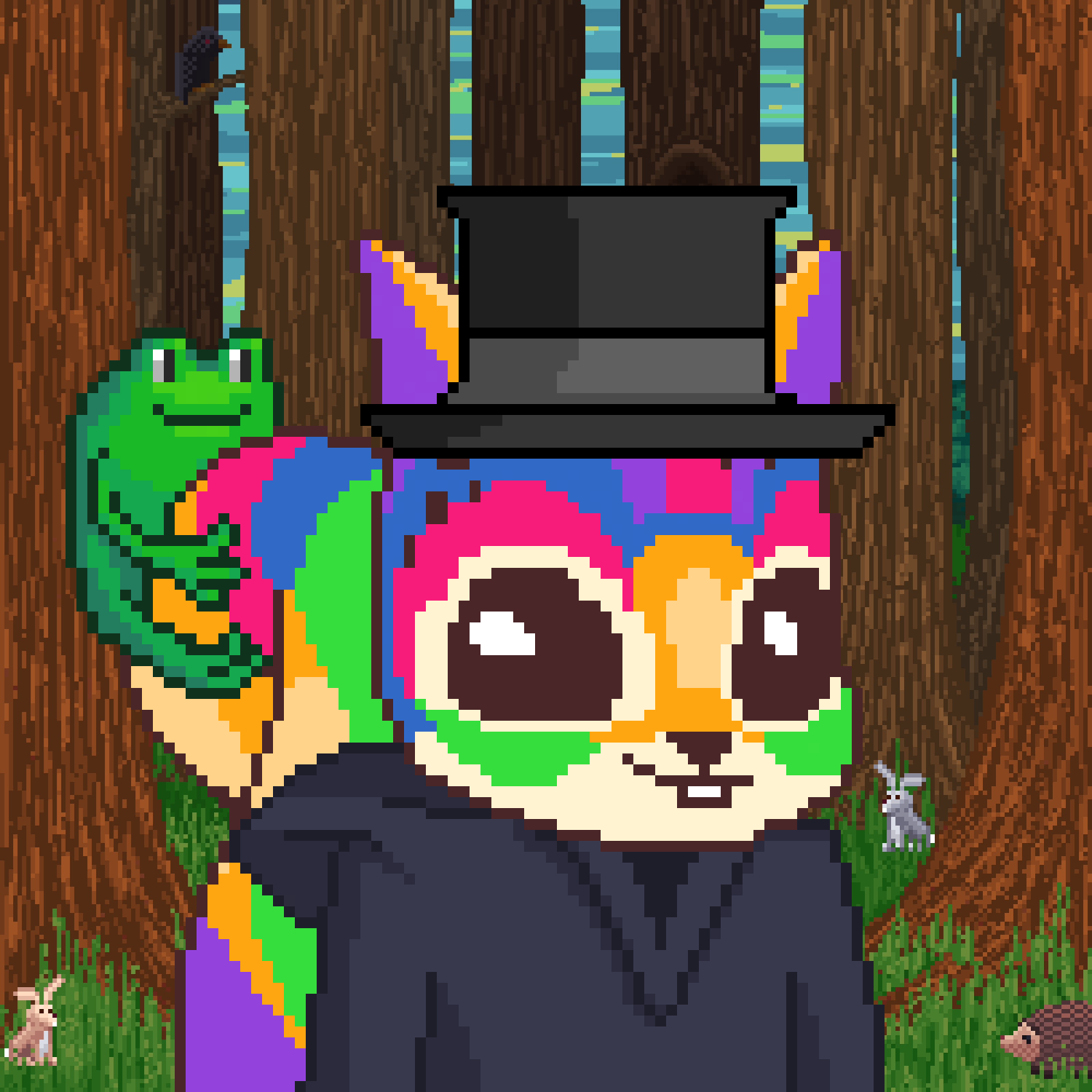 Pixel Squirrels #4020 NFT on Algorand