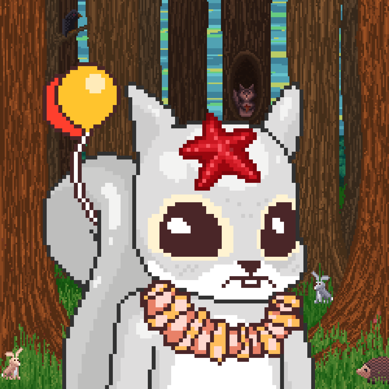 Pixel Squirrels #4023 NFT on Algorand