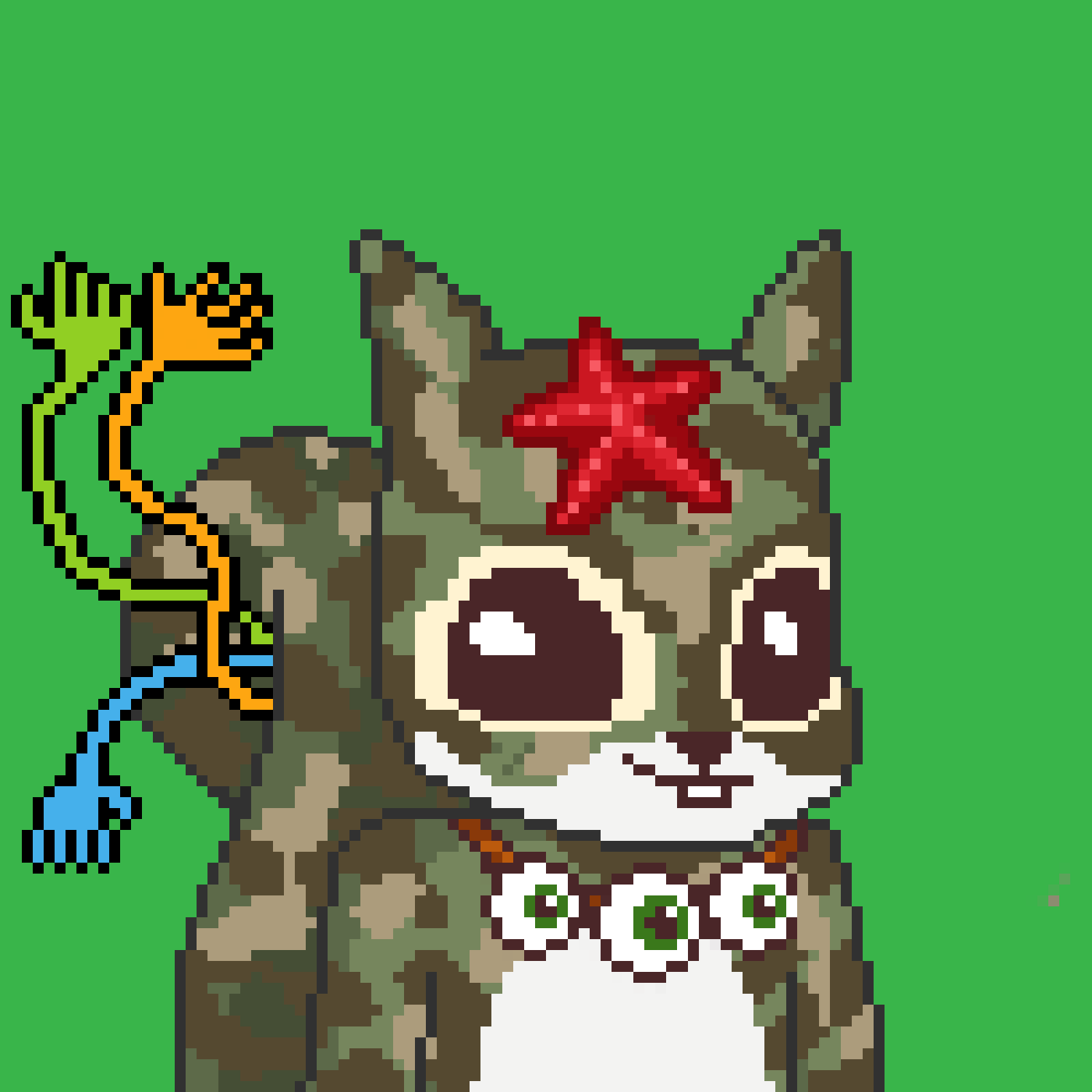 Pixel Squirrels #4030 NFT on Algorand