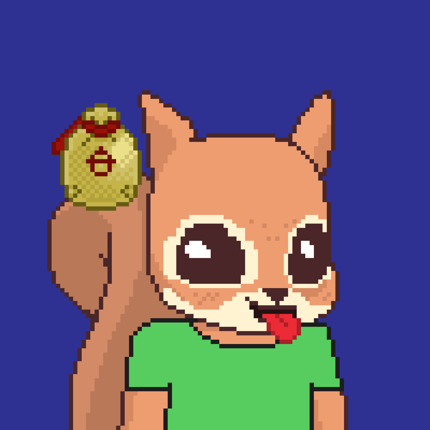 Pixel Squirrels #4040 NFT on Algorand