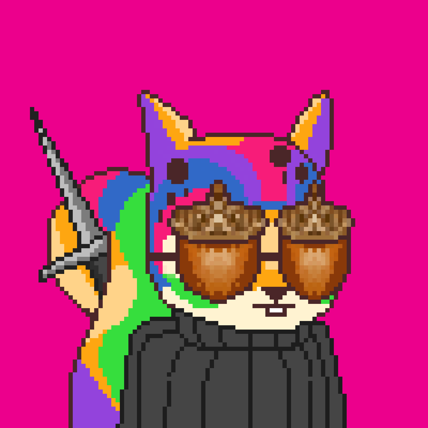 Pixel Squirrels #4084 NFT on Algorand