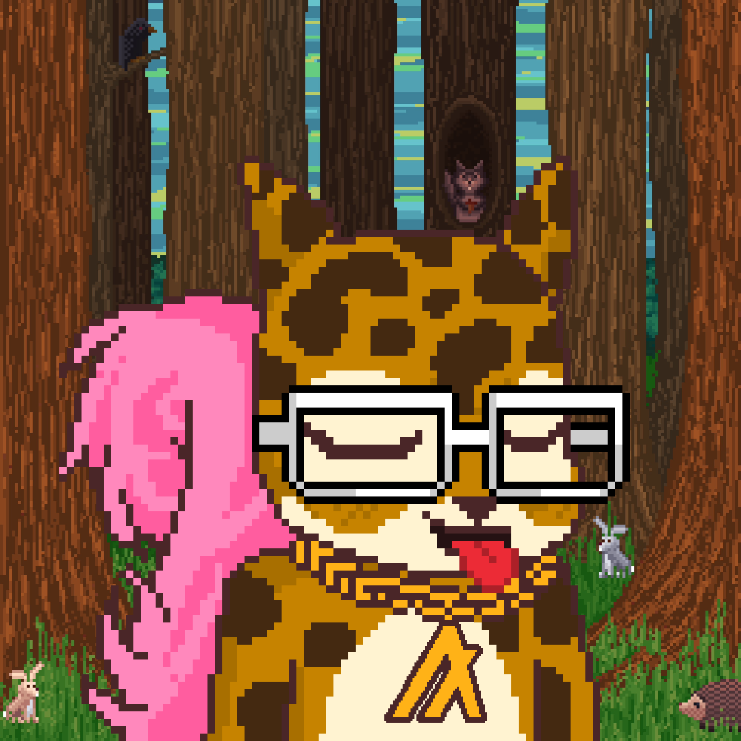 Pixel Squirrels #4102 NFT on Algorand