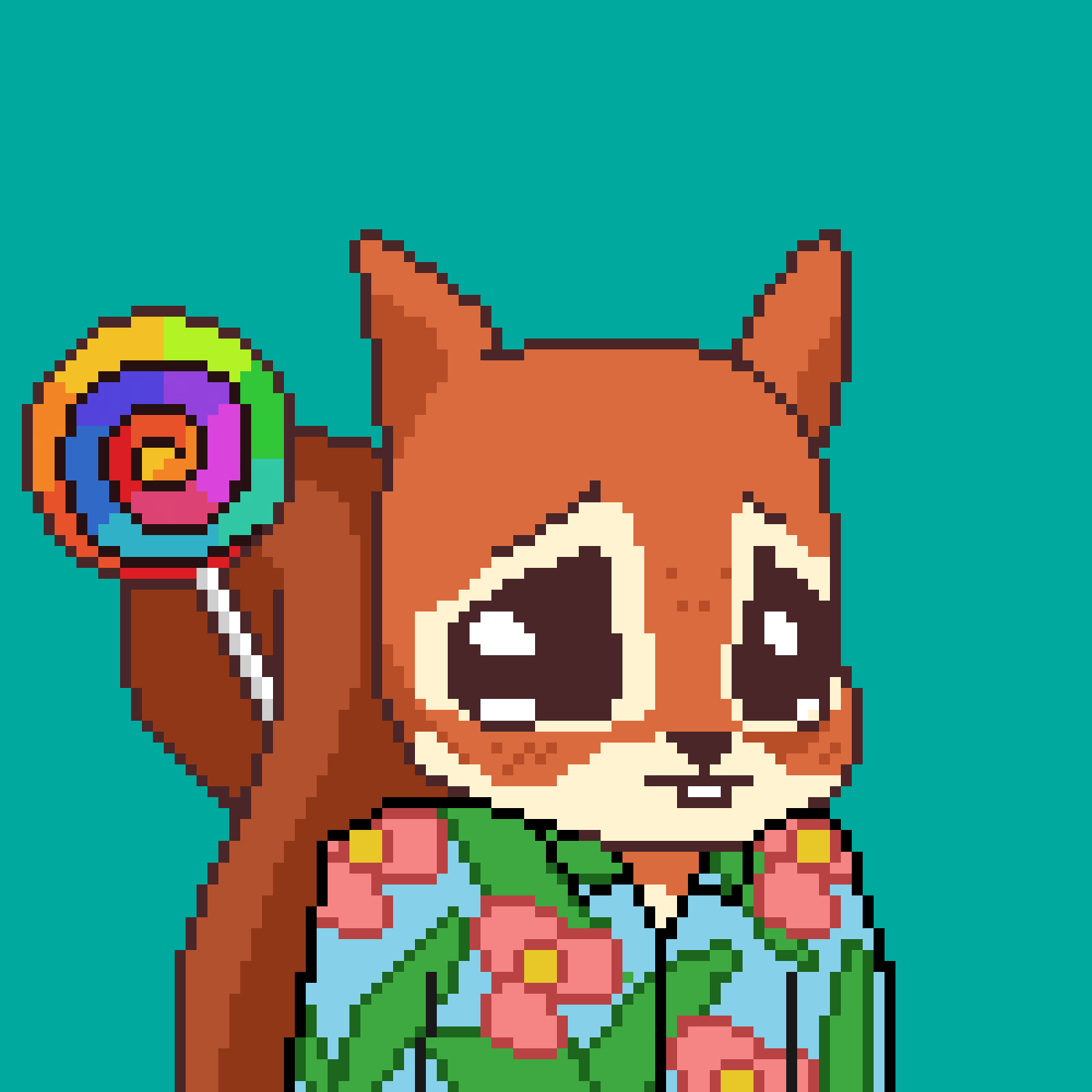 Pixel Squirrels #4119 NFT on Algorand