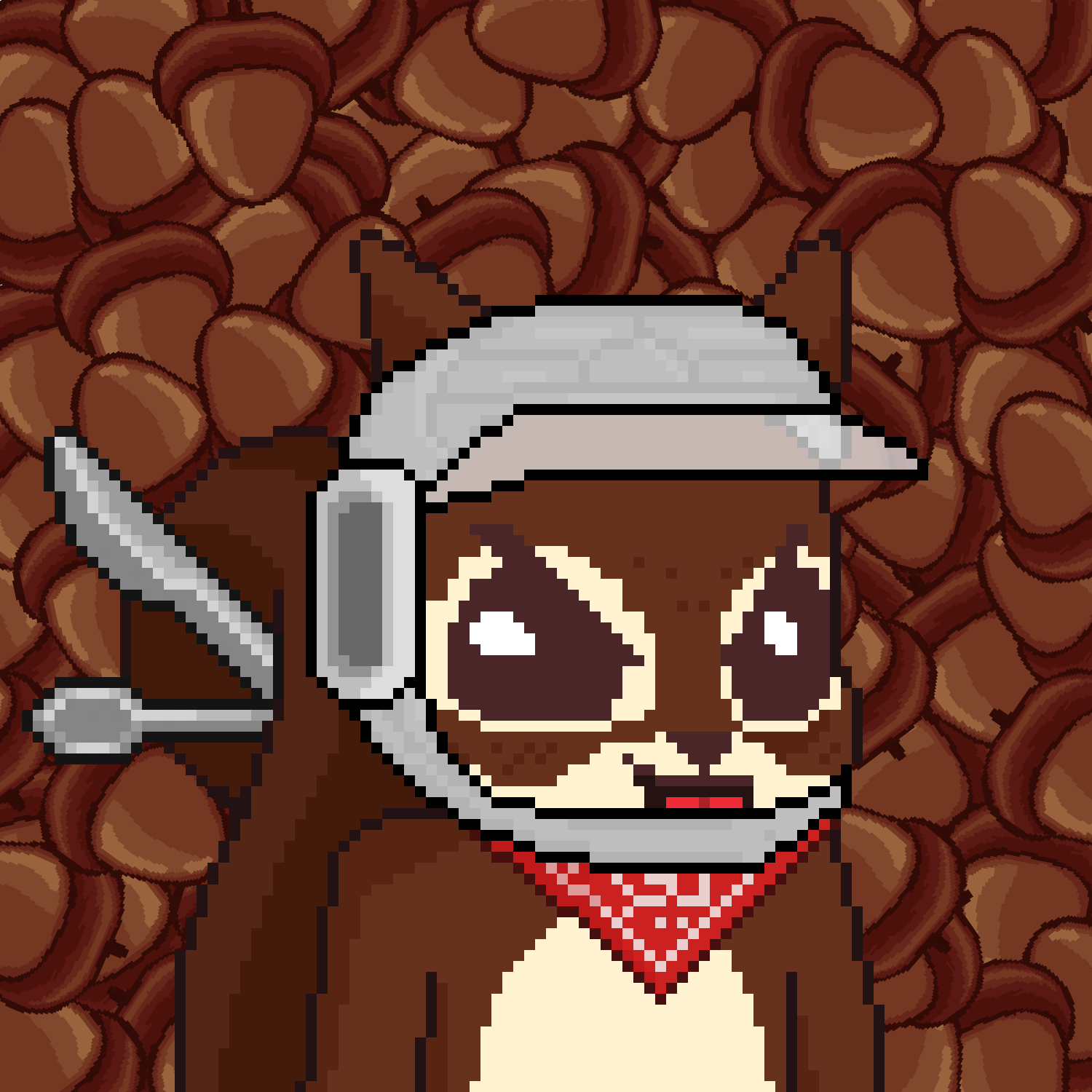 Pixel Squirrels #412 NFT on Algorand