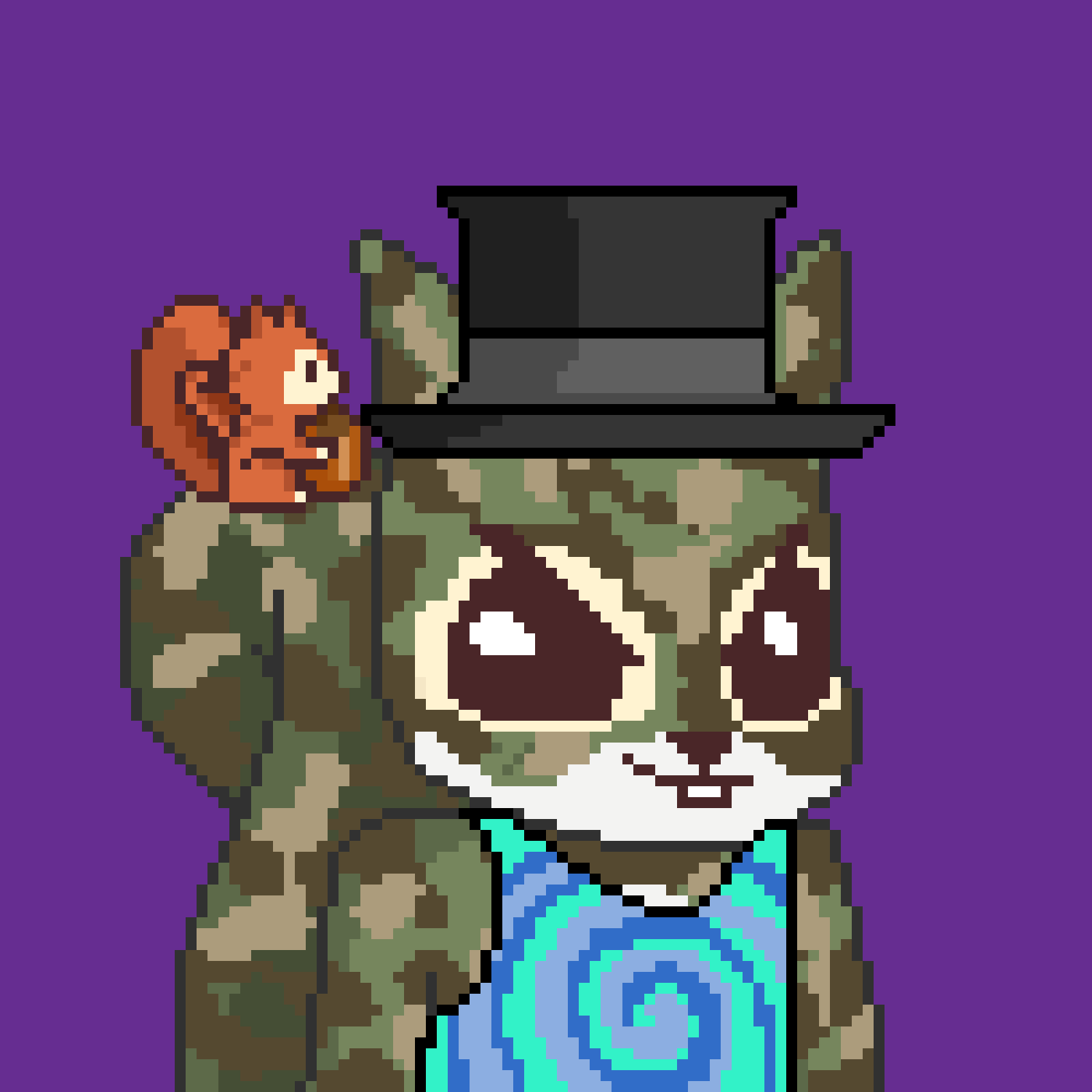 Pixel Squirrels #4138 NFT on Algorand