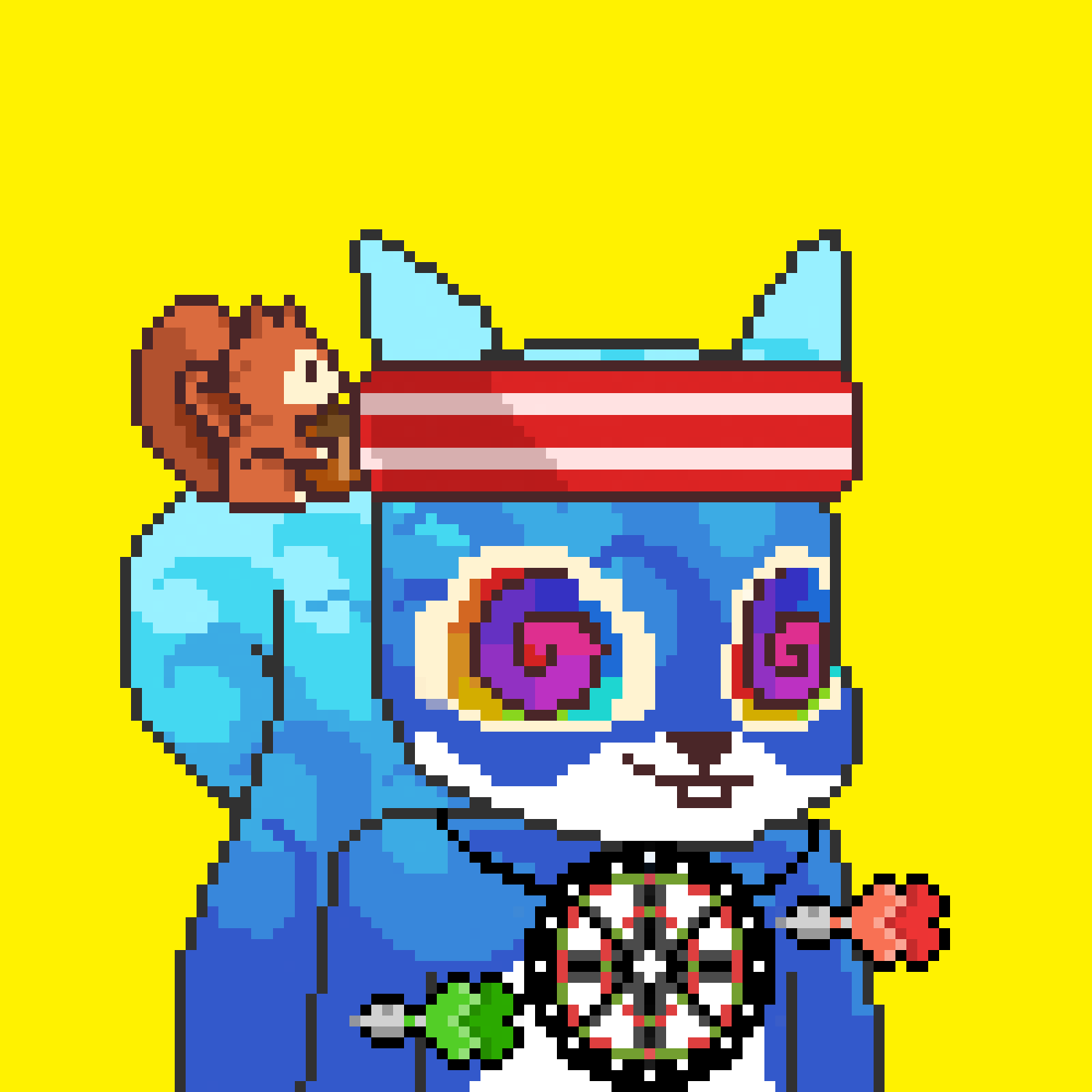 Pixel Squirrels #4142 NFT on Algorand