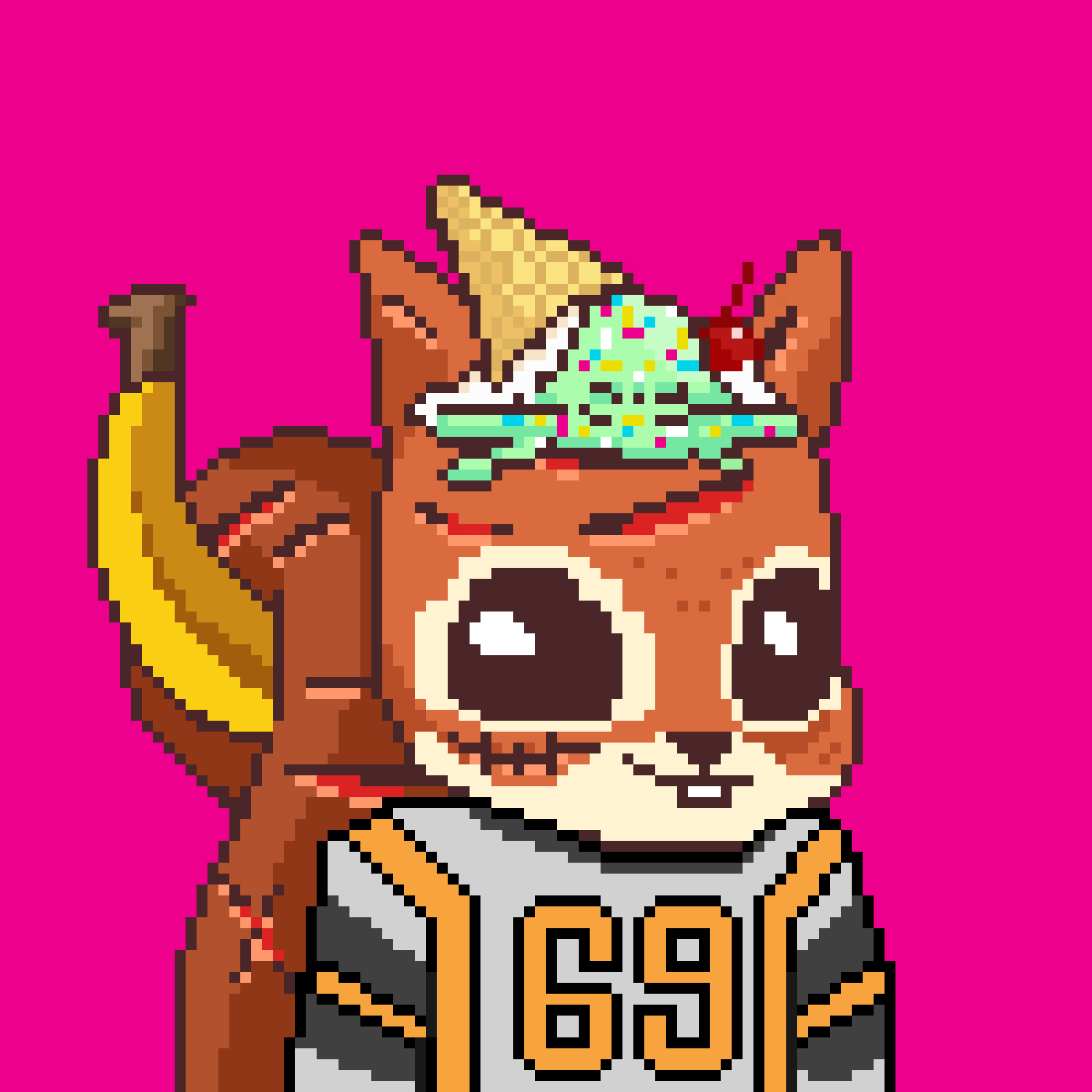 Pixel Squirrels #4174 NFT on Algorand