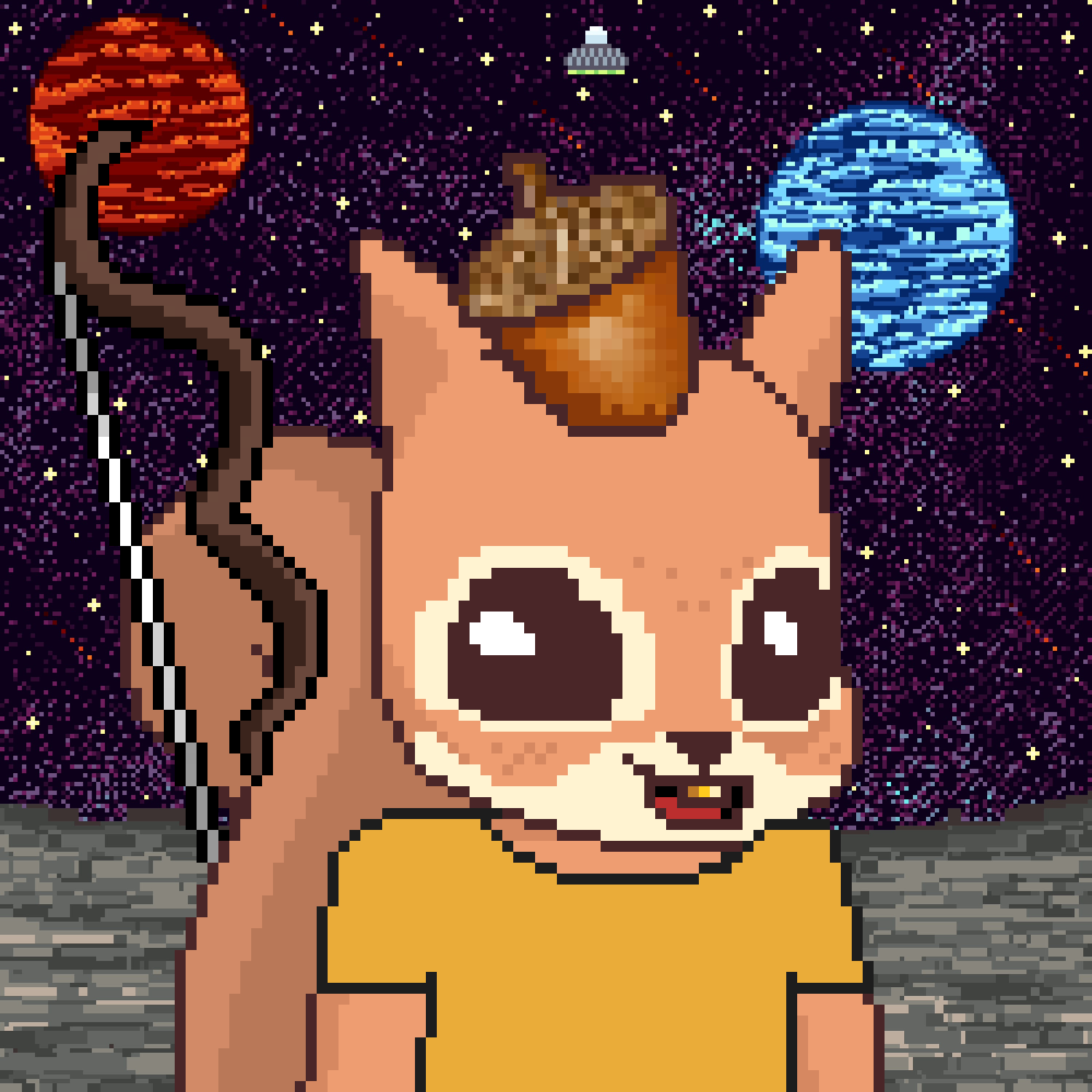 Pixel Squirrels #4179 NFT on Algorand