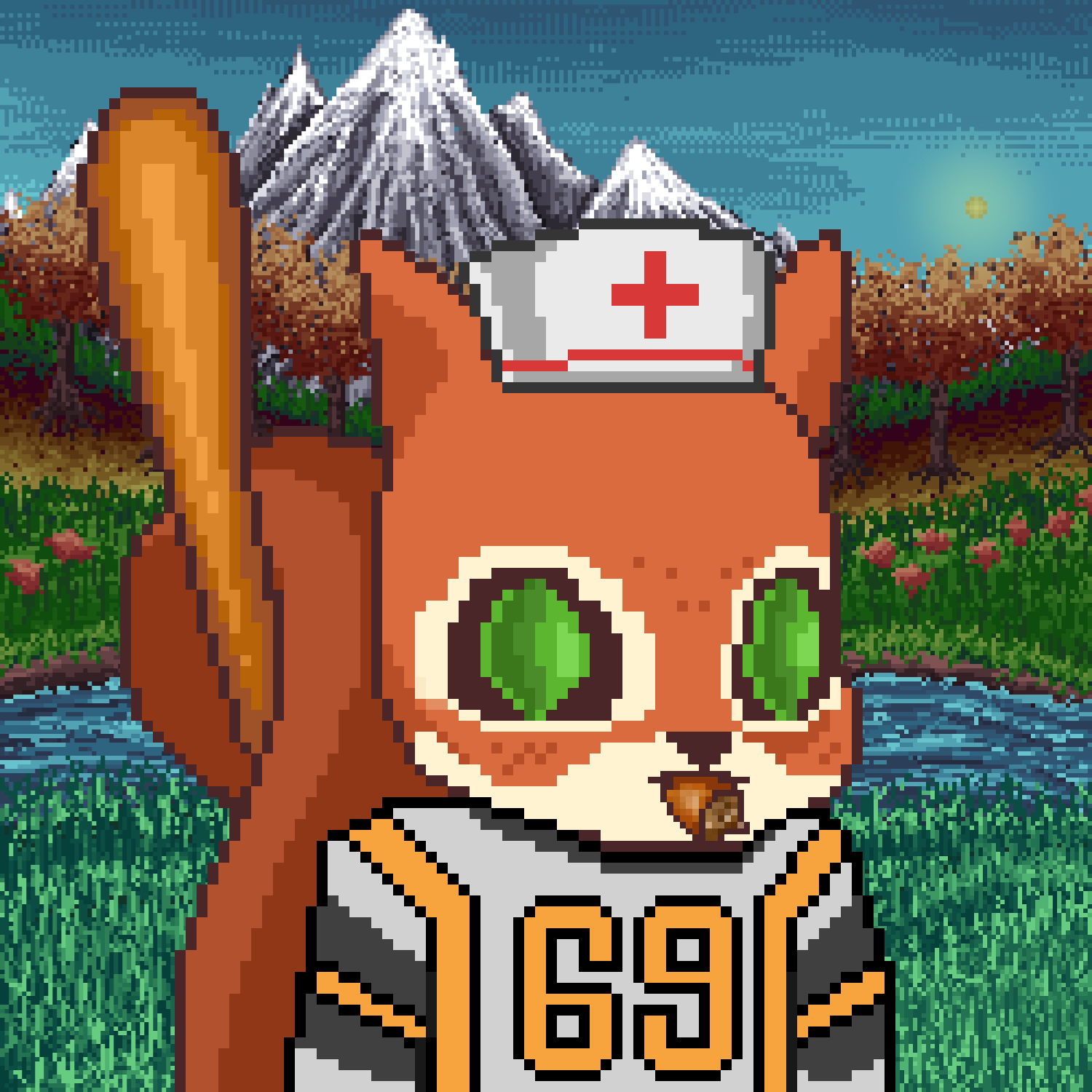 Pixel Squirrels #4190 NFT on Algorand