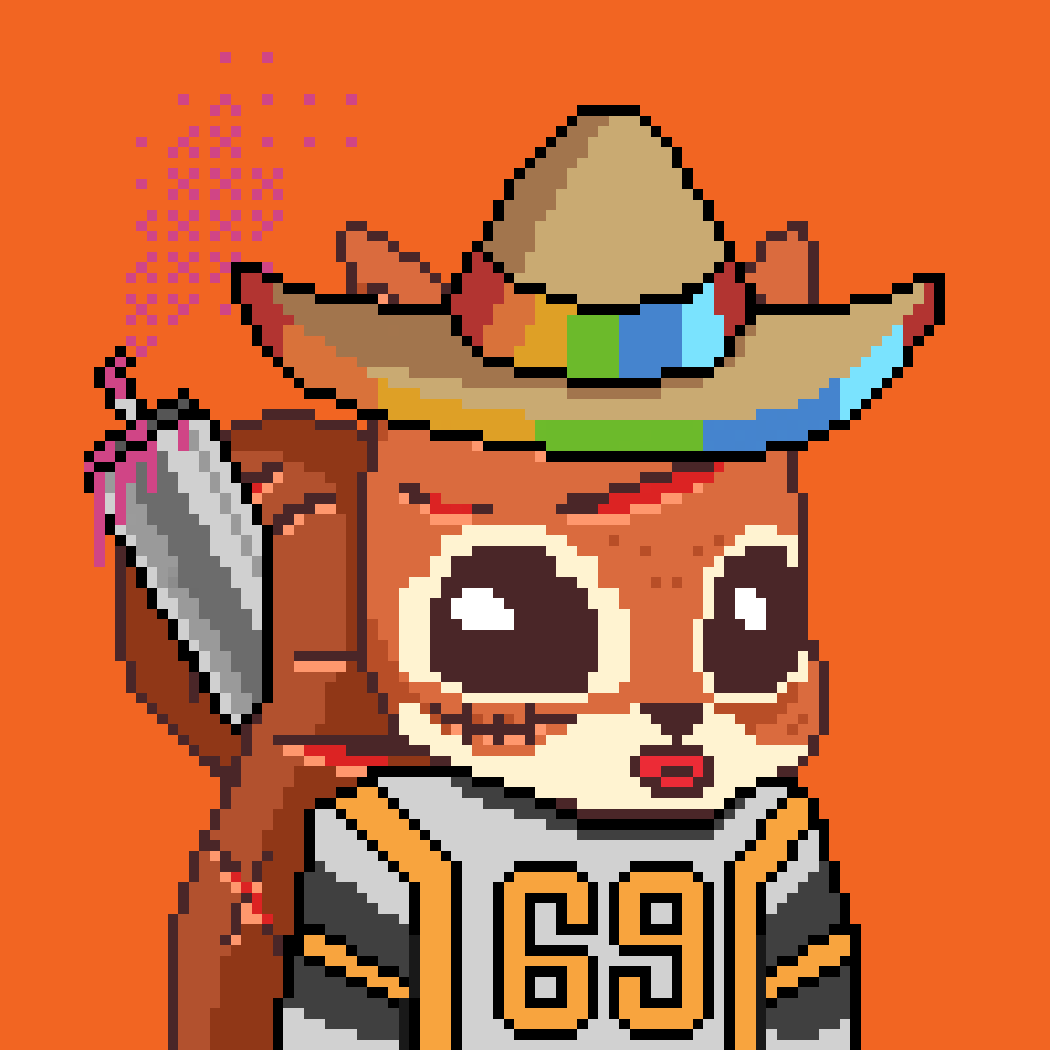 Pixel Squirrels #4201 NFT on Algorand