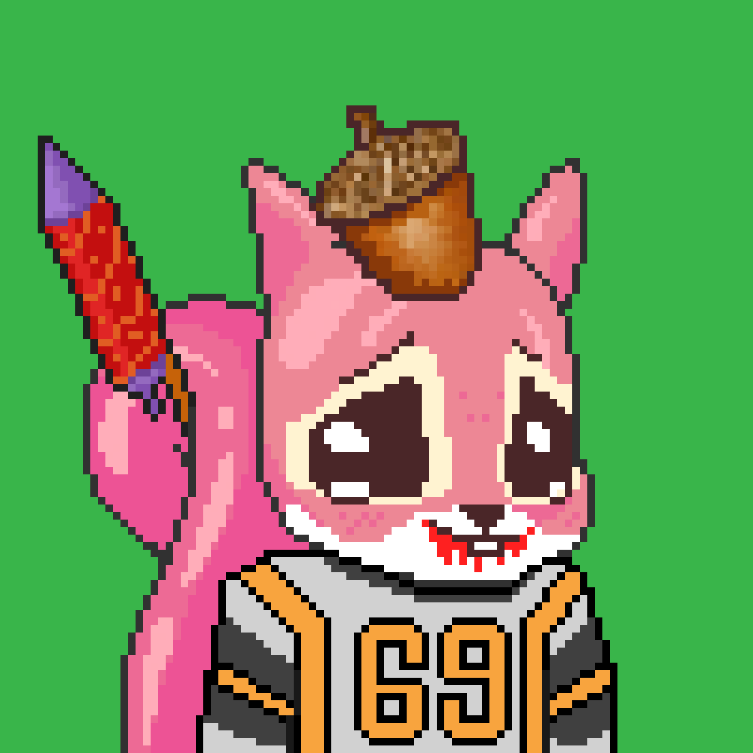 Pixel Squirrels #4202 NFT on Algorand