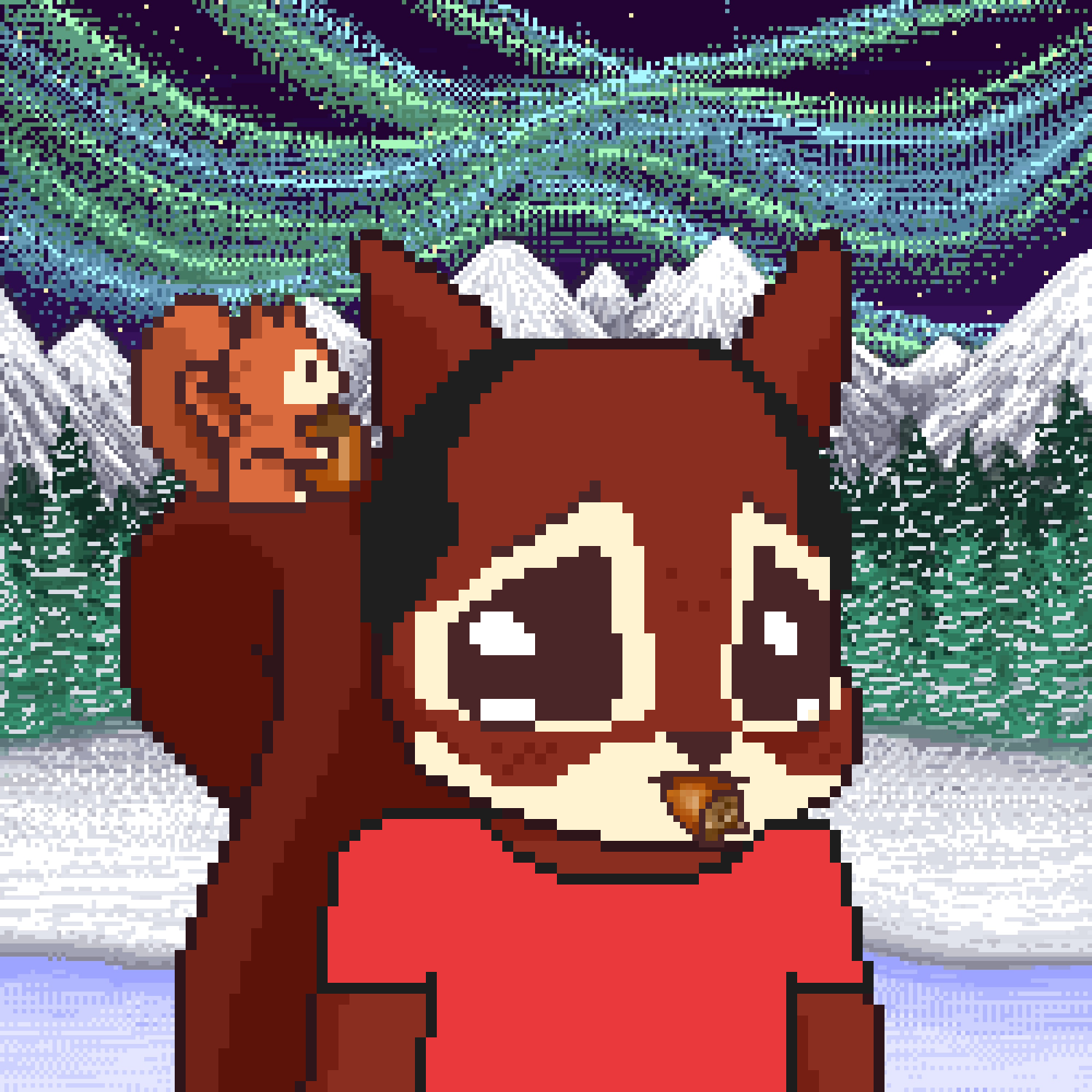 Pixel Squirrels #4210 NFT on Algorand