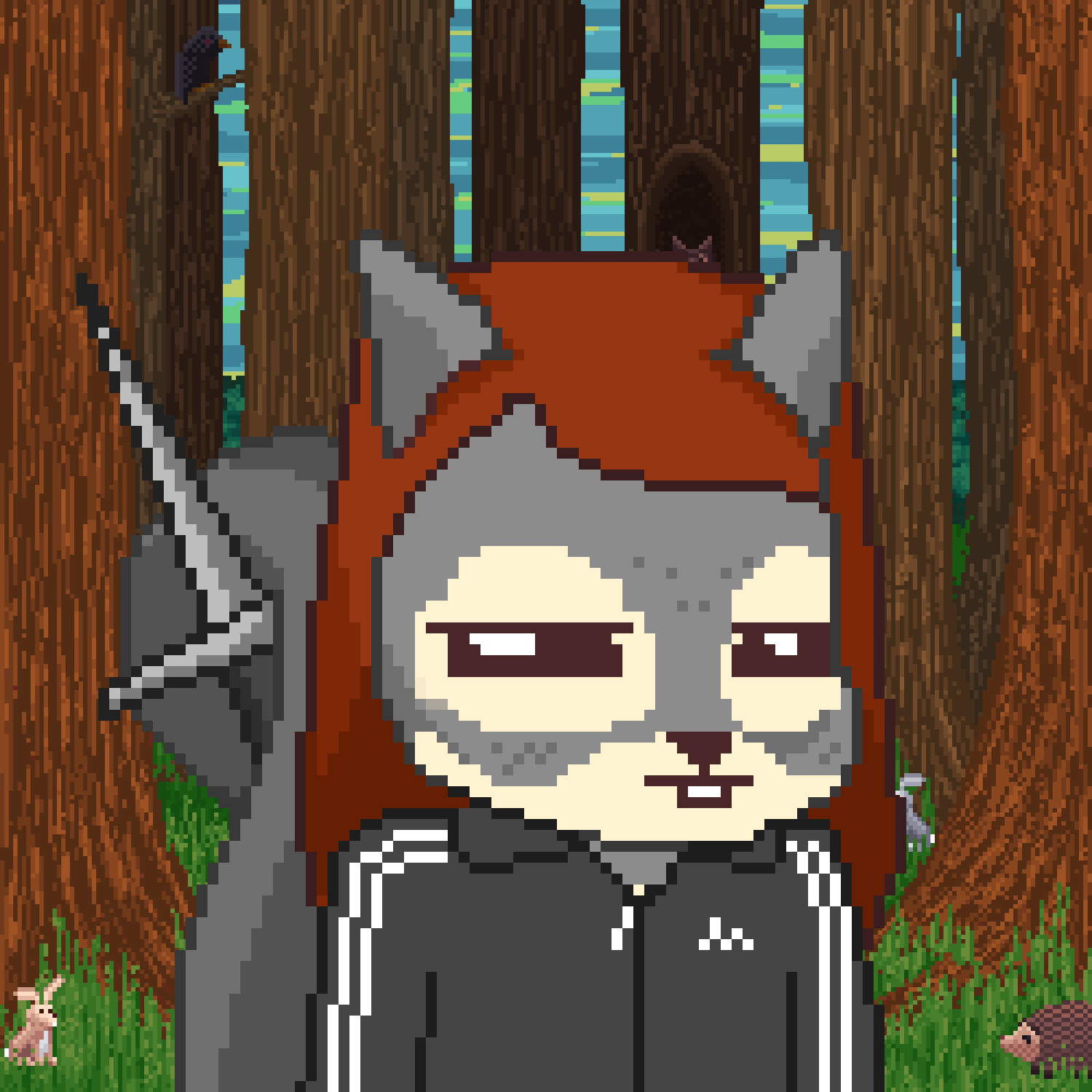 Pixel Squirrels #4224 NFT on Algorand