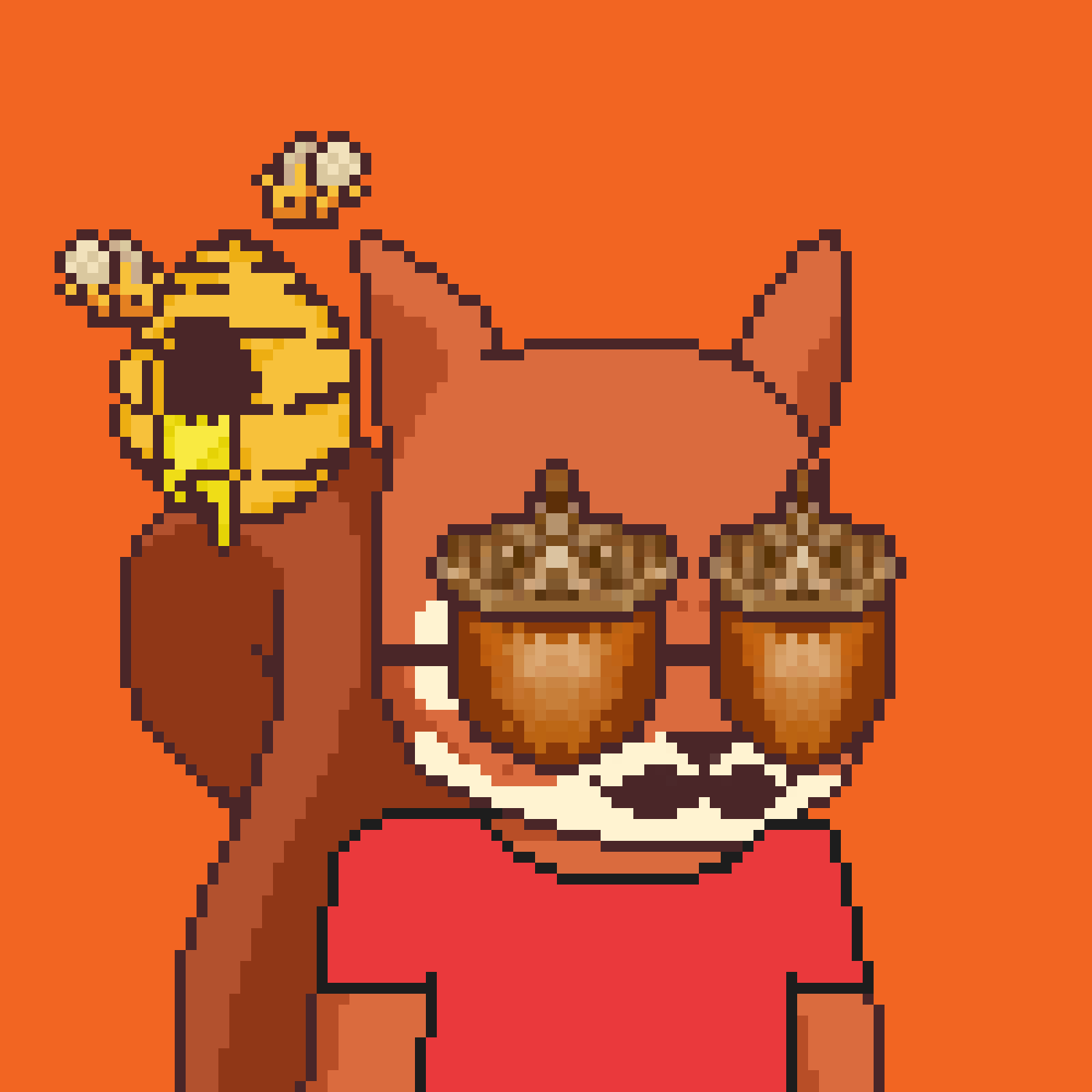Pixel Squirrels #4243 NFT on Algorand