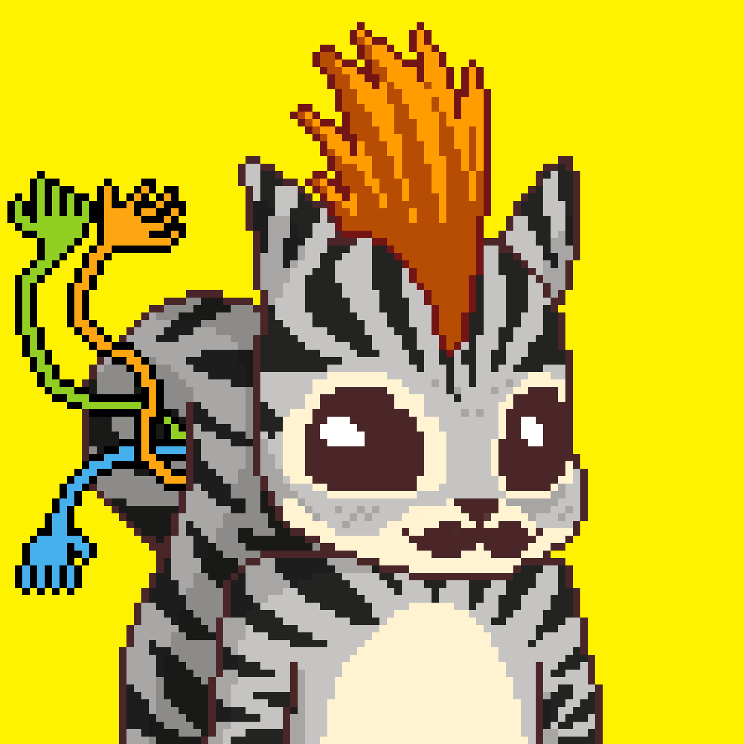 Pixel Squirrels #4254 NFT on Algorand