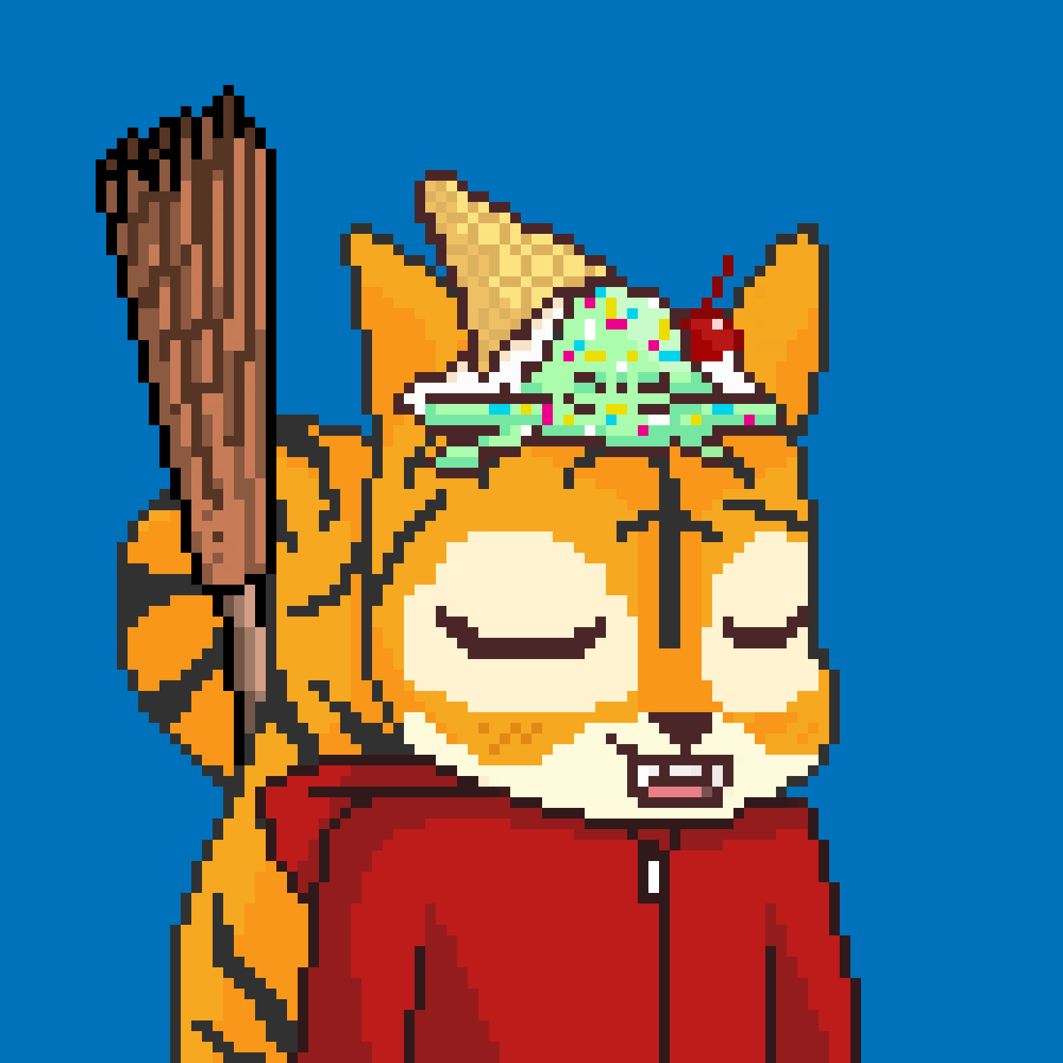 Pixel Squirrels #4261 NFT on Algorand