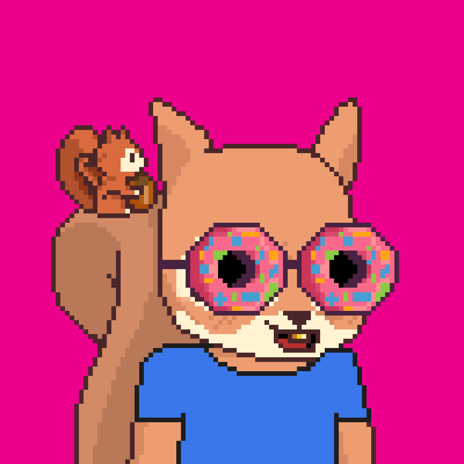 Pixel Squirrels #428 NFT on Algorand