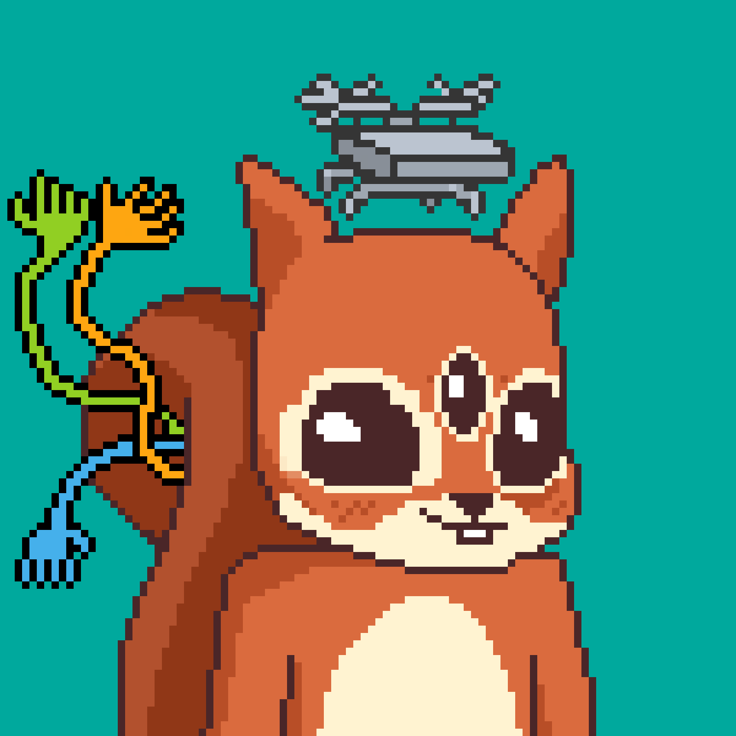 Pixel Squirrels #430 NFT on Algorand