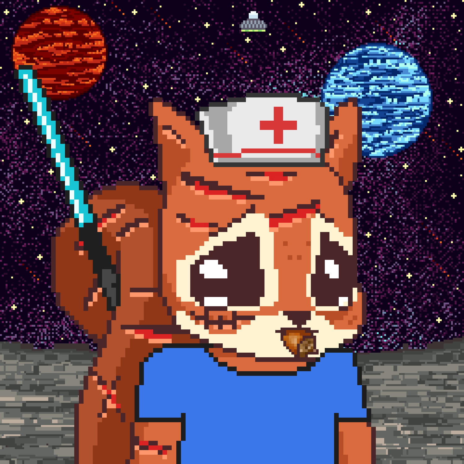 Pixel Squirrels #4318 NFT on Algorand