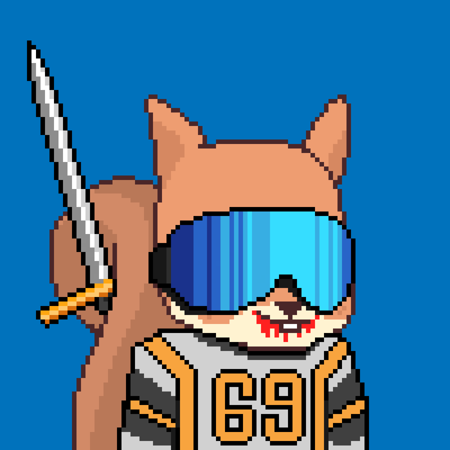 Pixel Squirrels #4328 NFT on Algorand