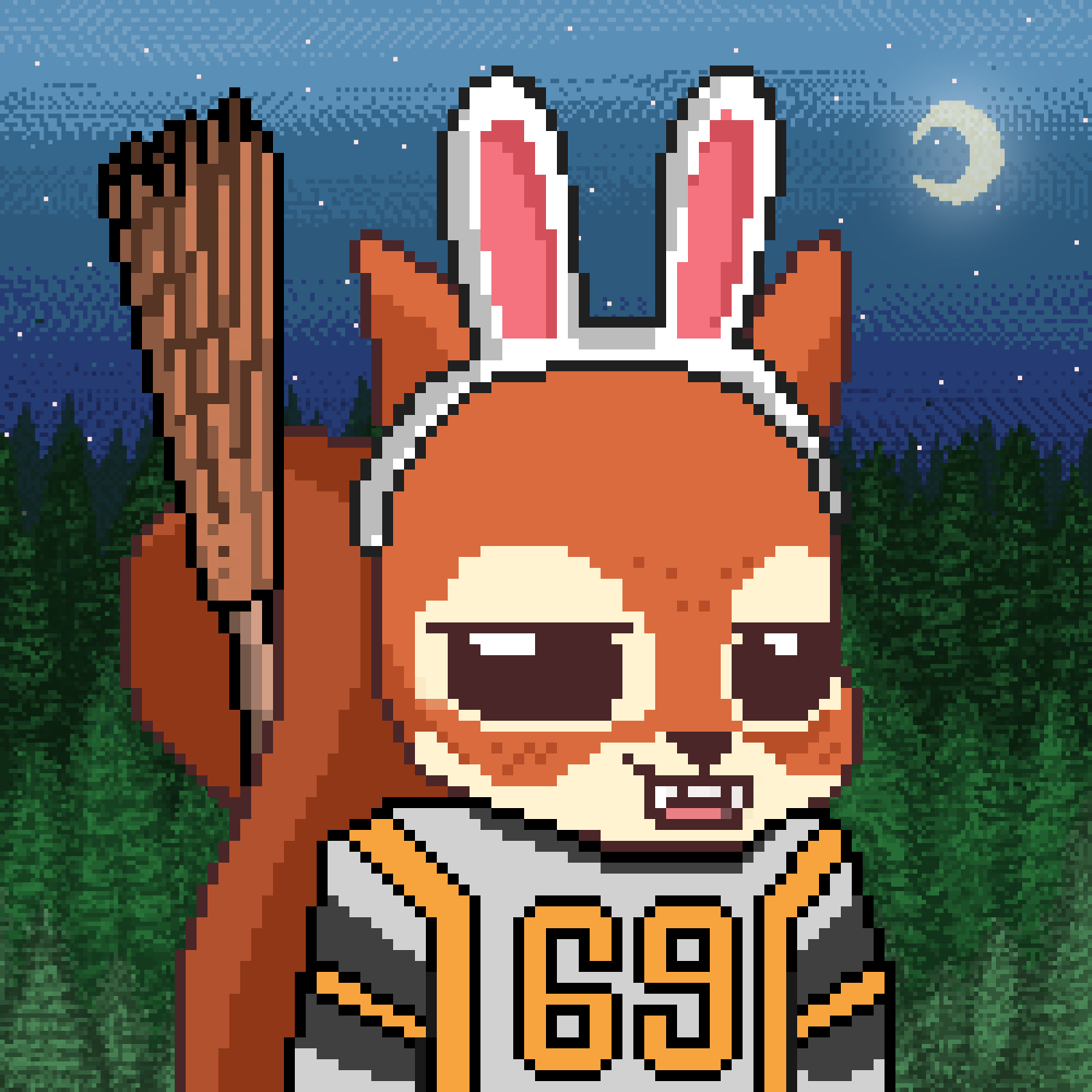 Pixel Squirrels #4329 NFT on Algorand